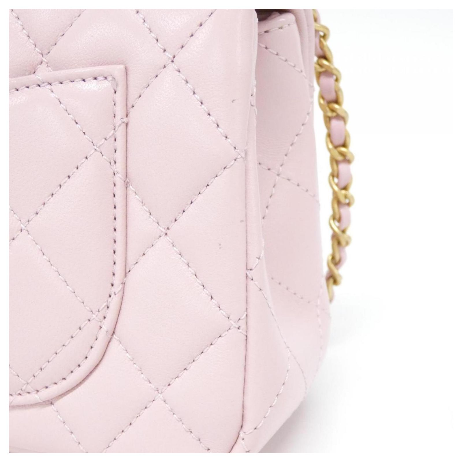 Chanel AS1787 Light Pink Shoulder Bag Leather ref.JC2587389 (Sold 
