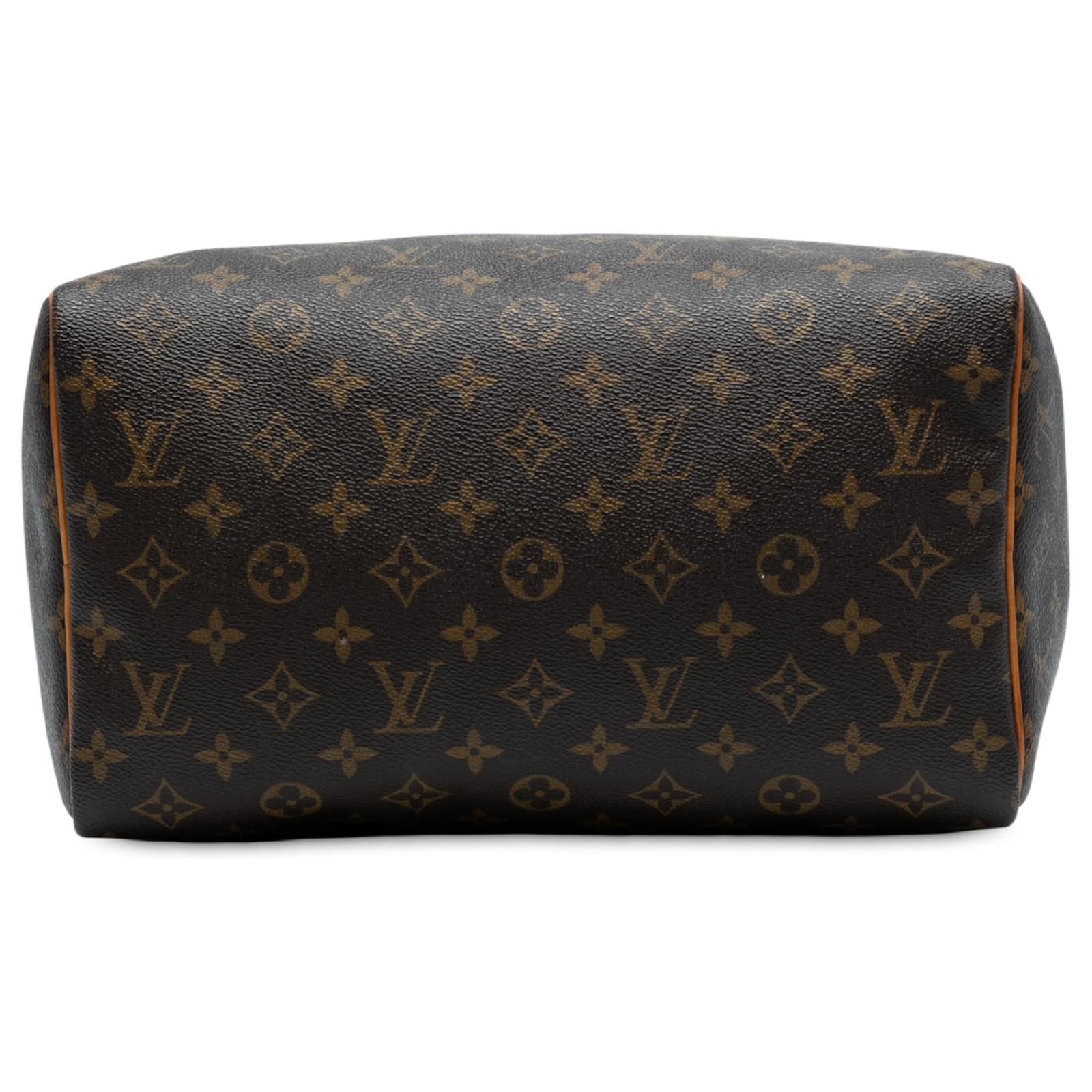 Louis Vuitton Brown Monogram Speedy 30 Leather Cloth ref.JC2592711