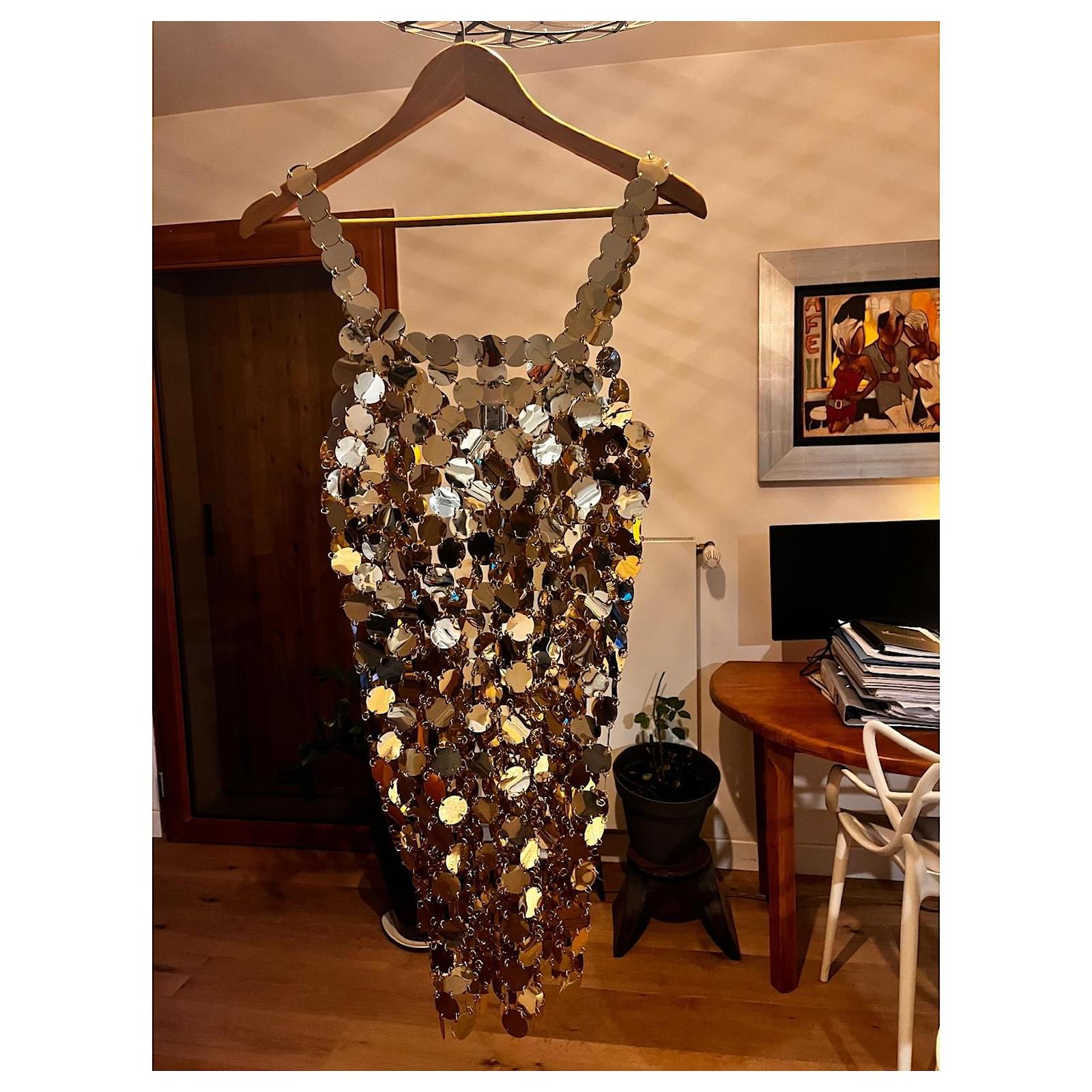 long gold sparkly dress Milla Women's Spectacular Sequined Maxi Dress in Gold main image 1
