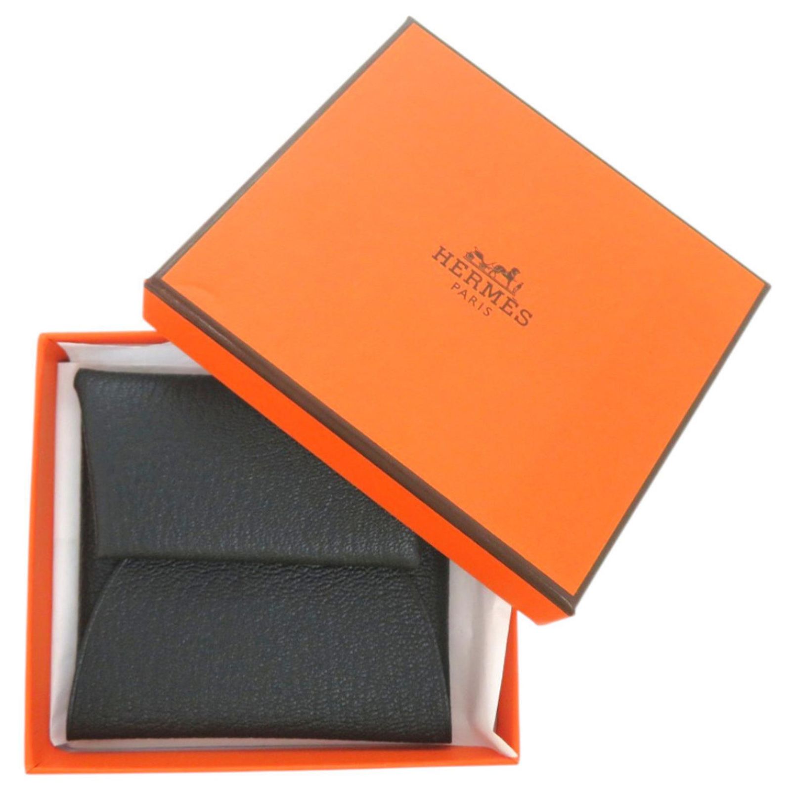 Hermès Bastia Verso Coin Purse in Blue Ocean Diamond ref.2595640 