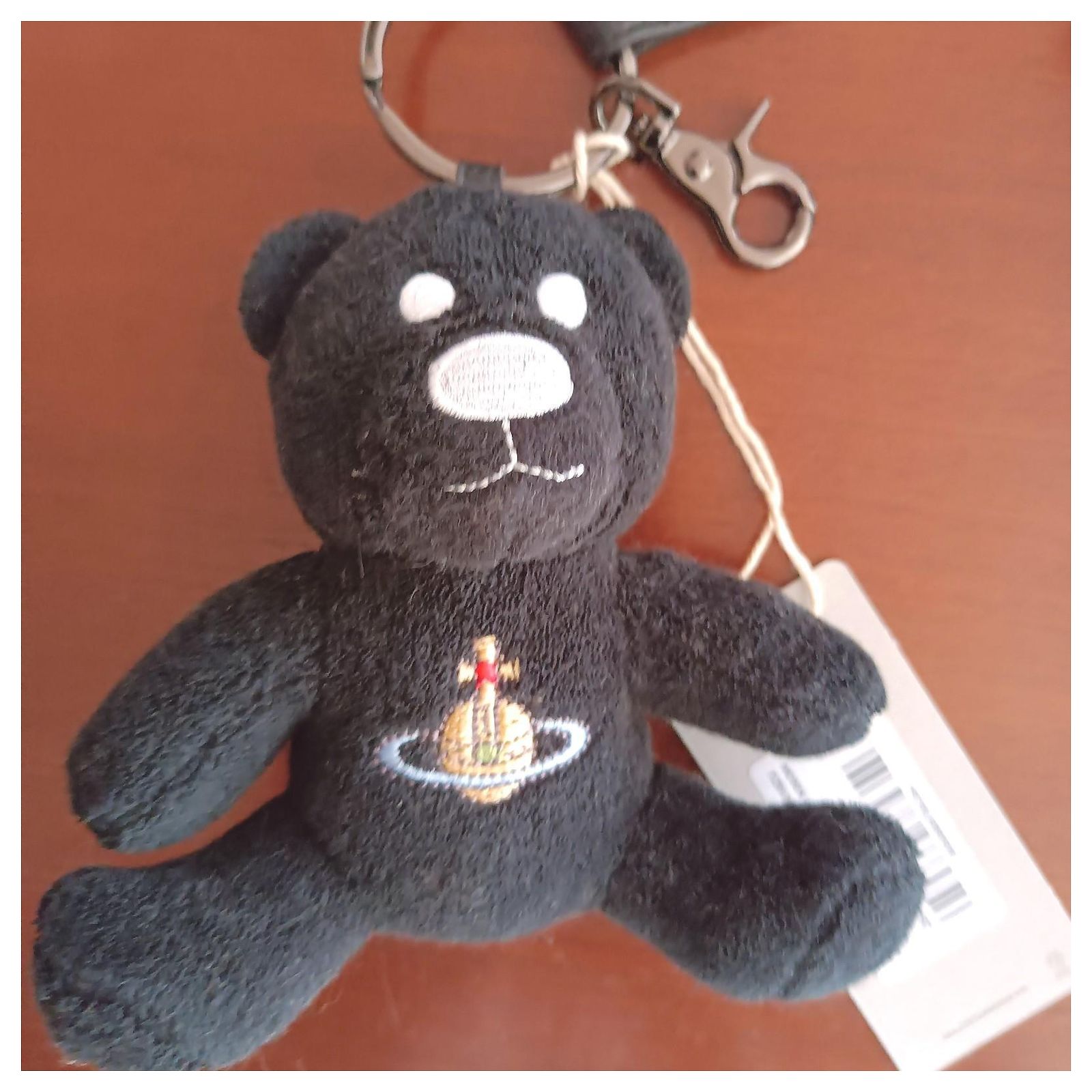 Teddy Bear Black Bag Charm by Vivienne Westwood ref.2598192 - Joli
