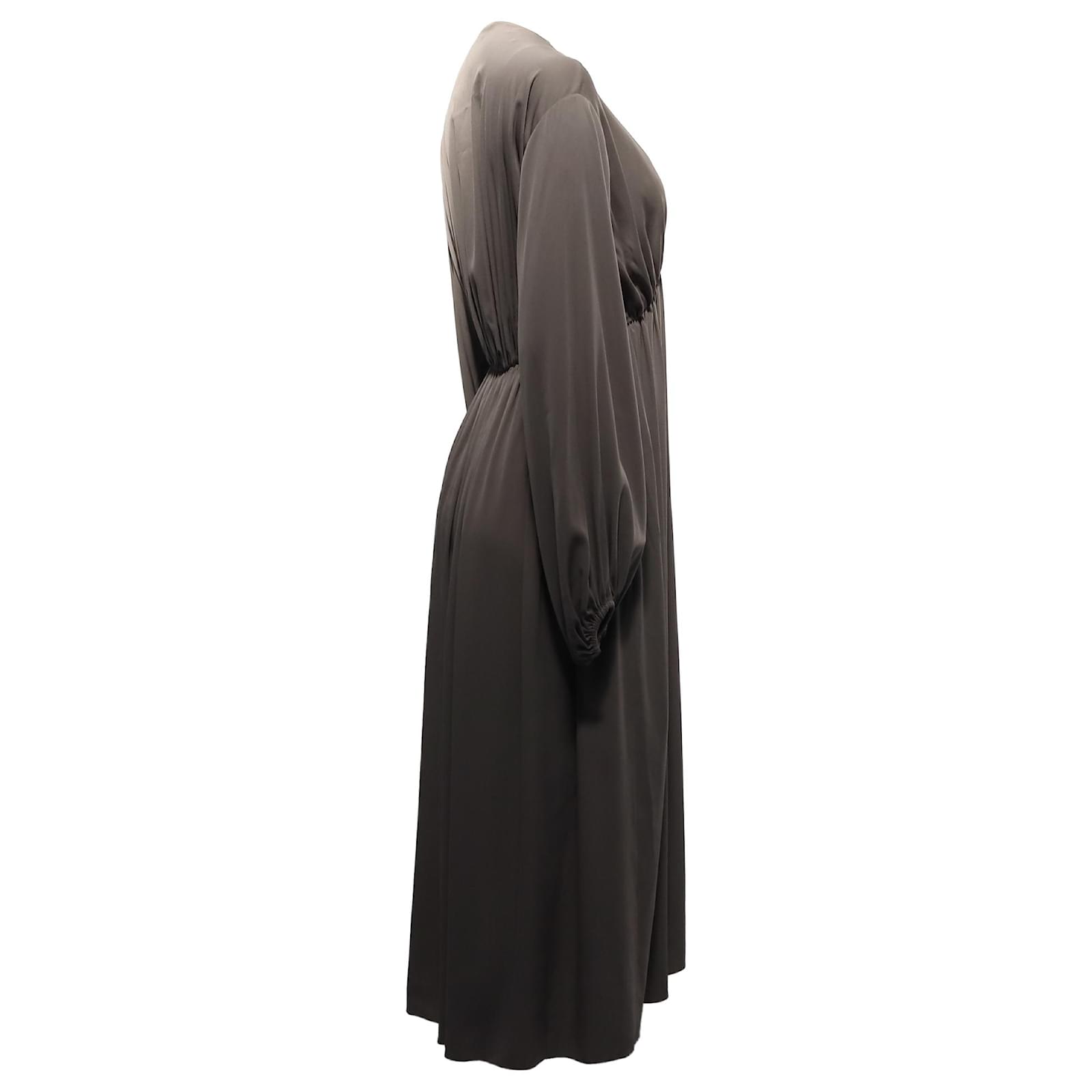 the row brown dress LACE MIDI DRESS – Suit Negozi Row
