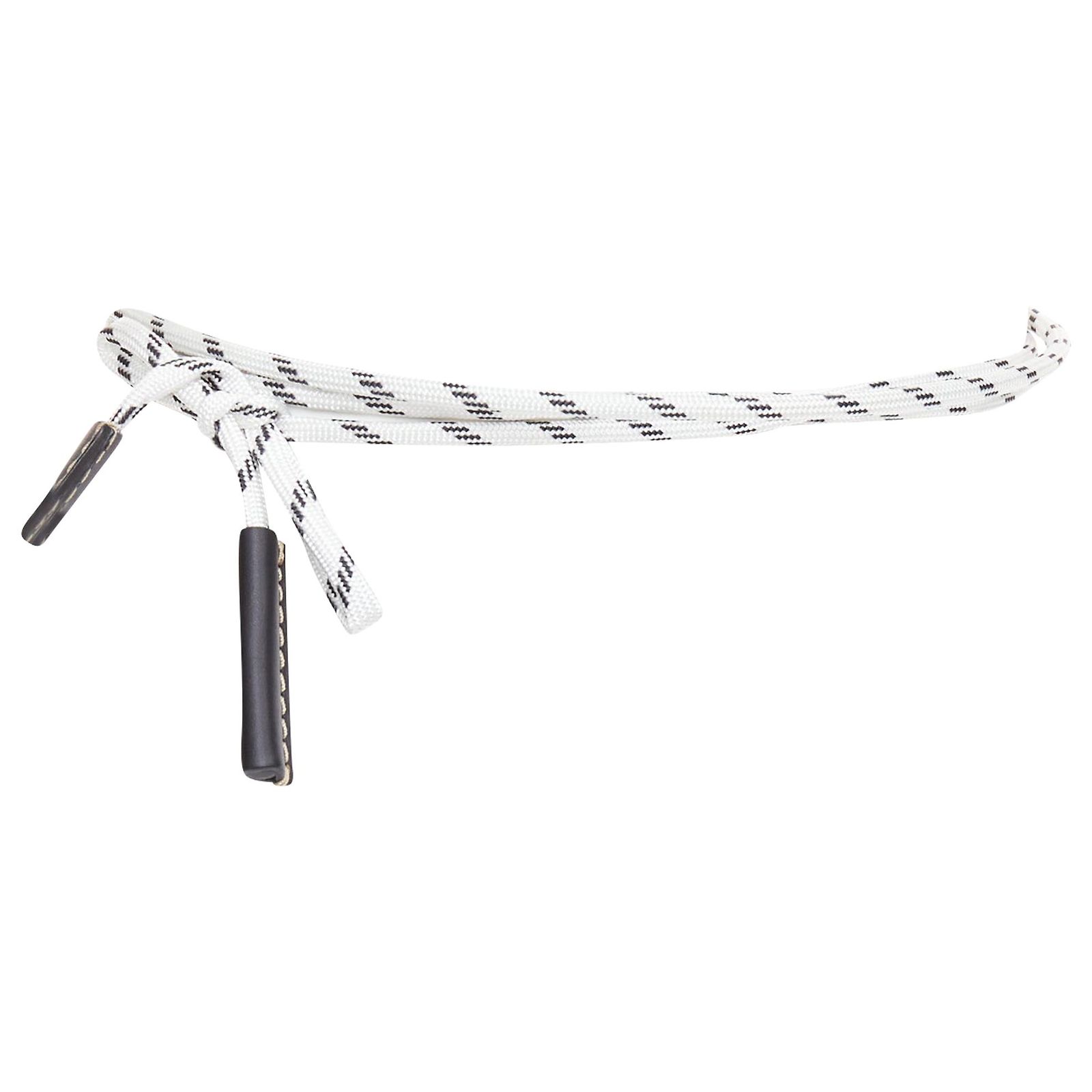 MARNI white black leather trim half wired rope tie wrap belt display picture 1