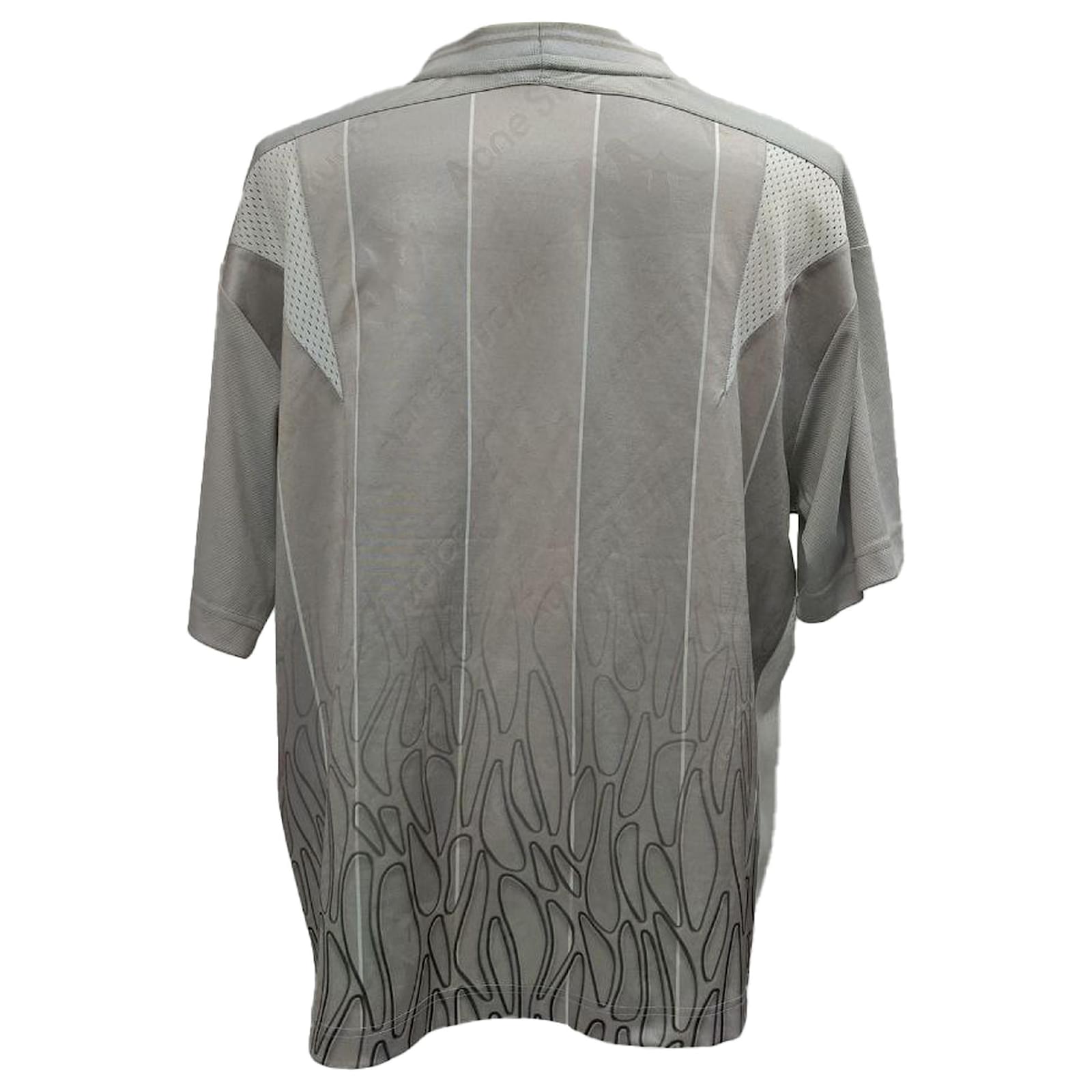 Acne Studios X Kappa Logo T-Shirt in Grey Polyester ref.JC2606678