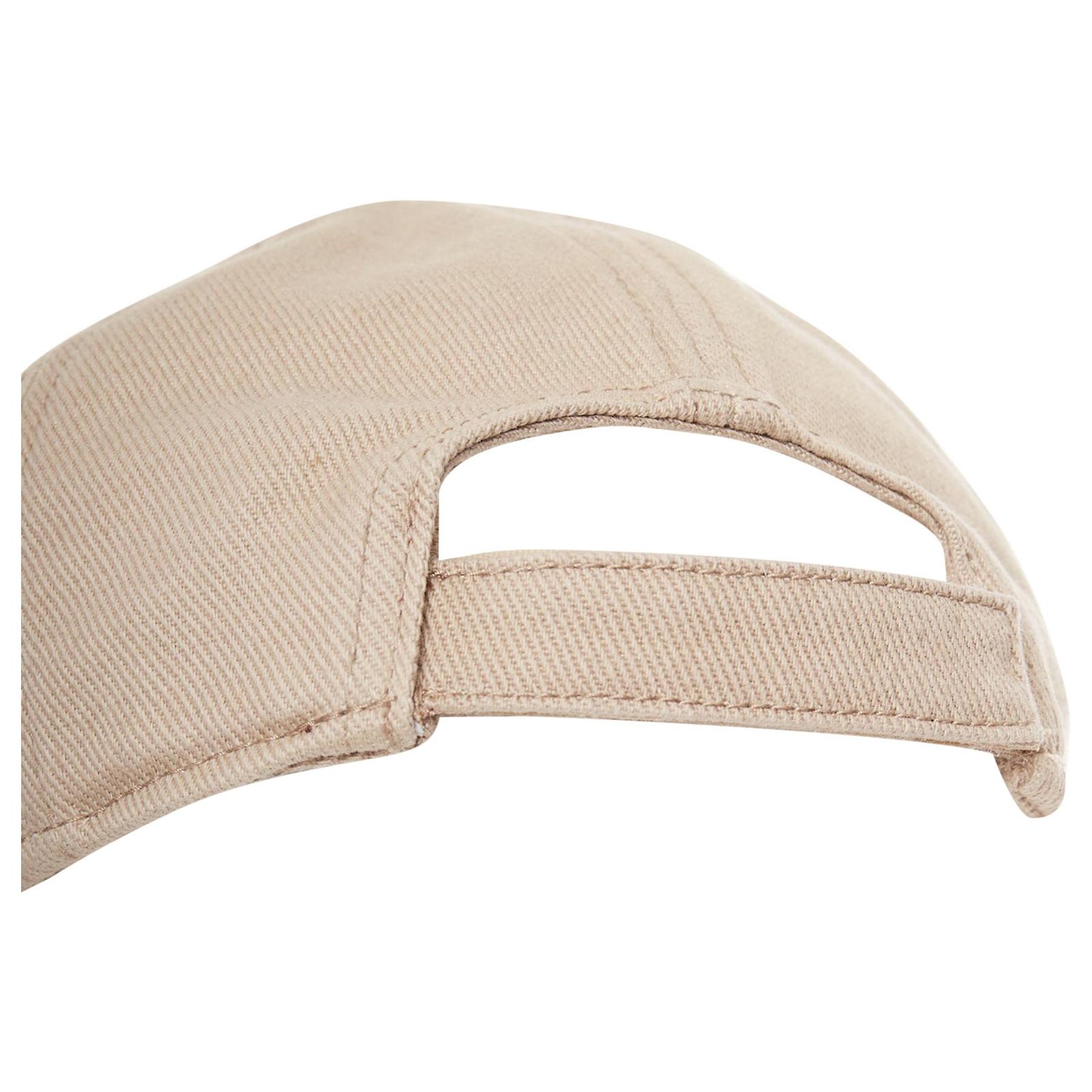 Miu Miu 2023 Cotton Twill Baseball Cap MIU MIU 2023 Drill khaki white cotton twill white logo  main image 2