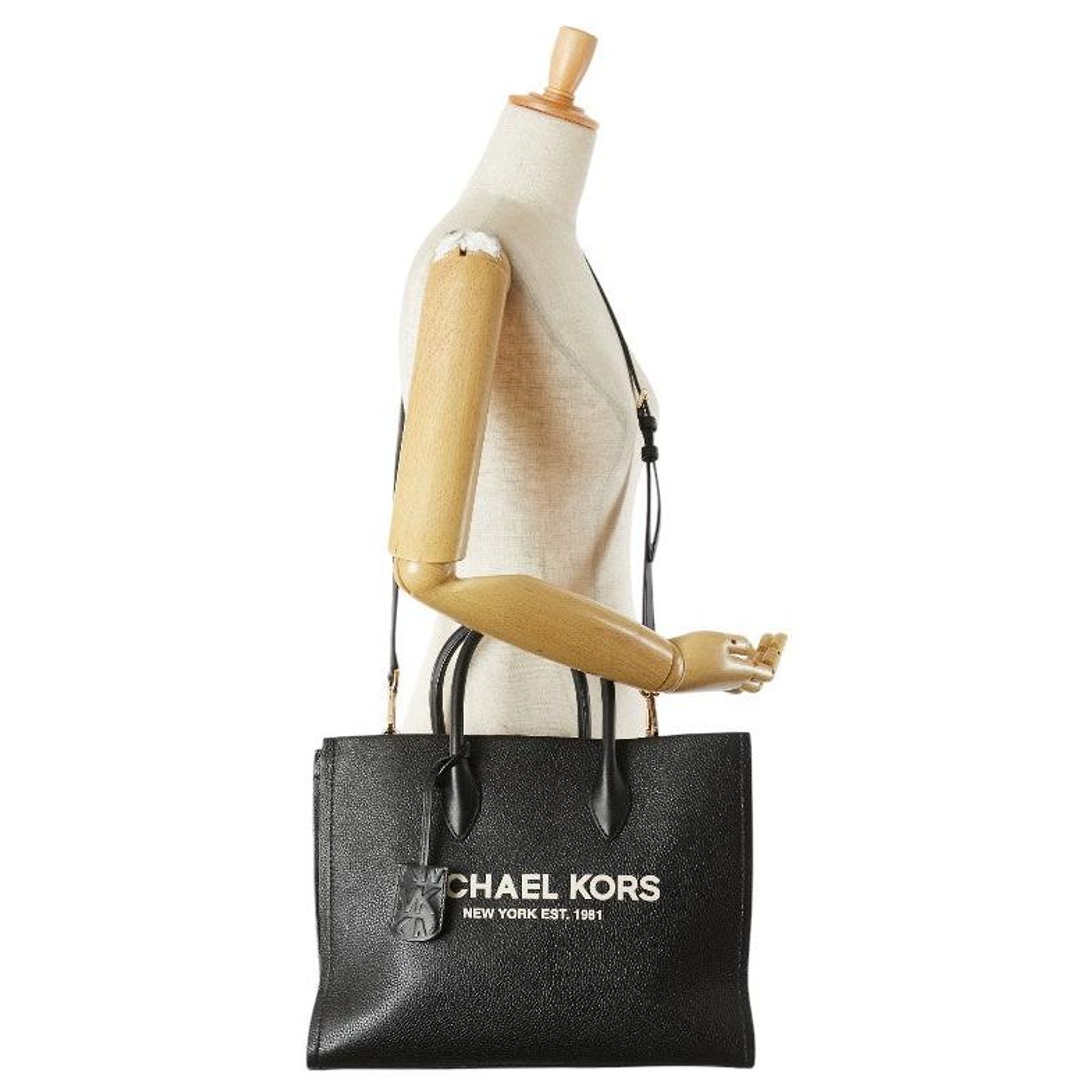 Michael Kors Leather 2way Tote Bag Black ref.2608583 - Joli Closet