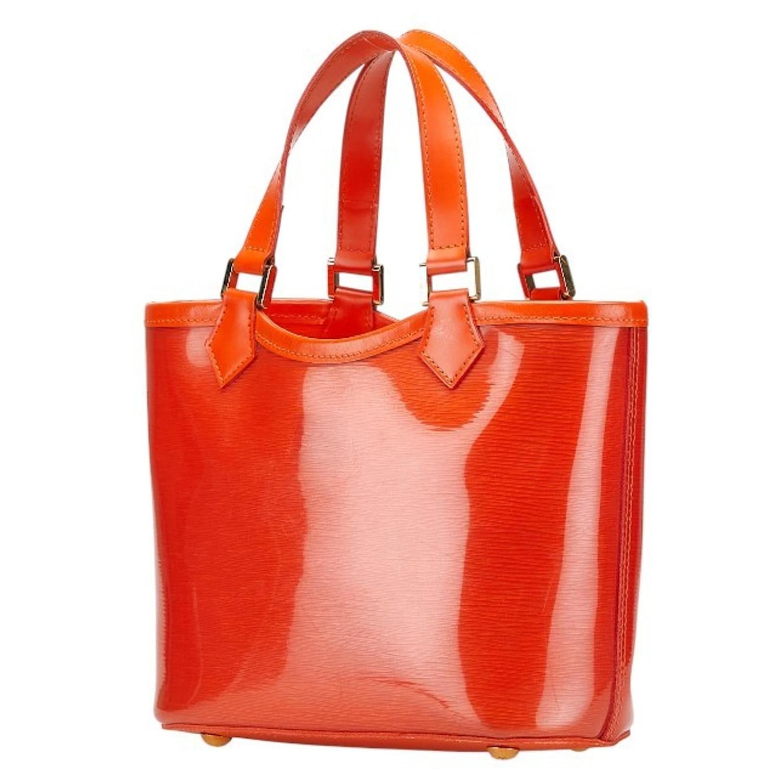 Louis Vuitton Epi Plage Mini Lagoon Bay Handbag Orange Leather