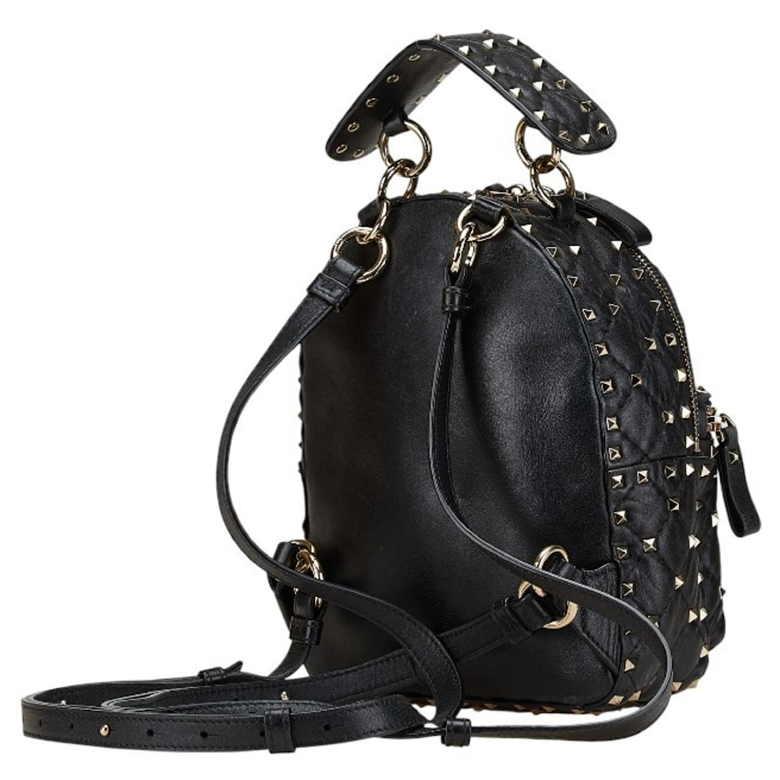 Sac Valentino Rockstud Bleu Marine - Occasion Femme - Sac à Main Casual