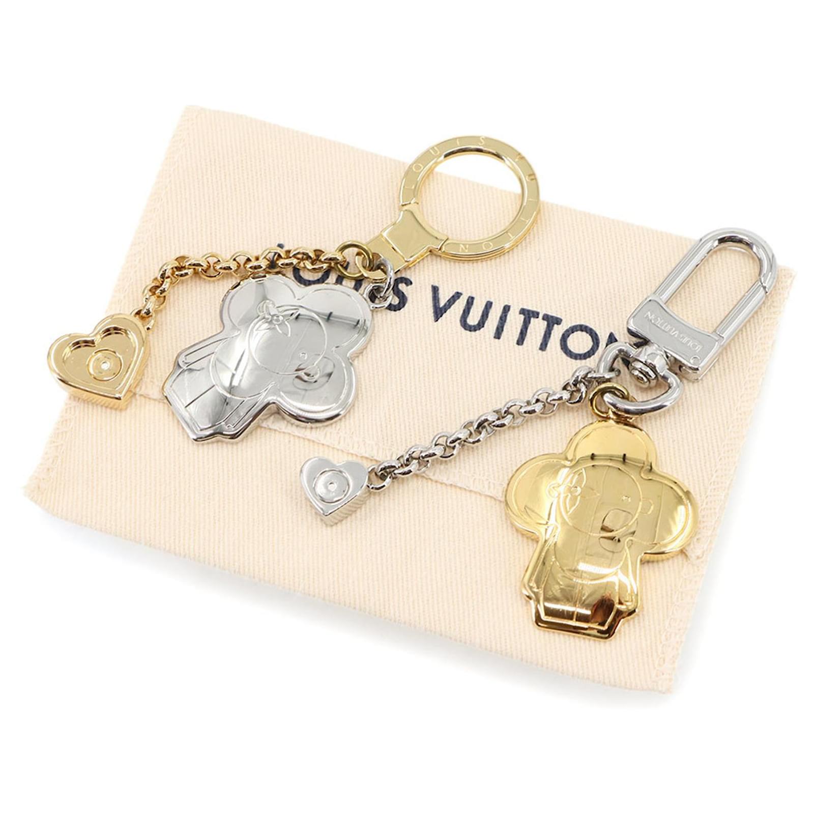 Louis Vuitton Vivienne BFF Best Friend Bag Charm Chain Silvery