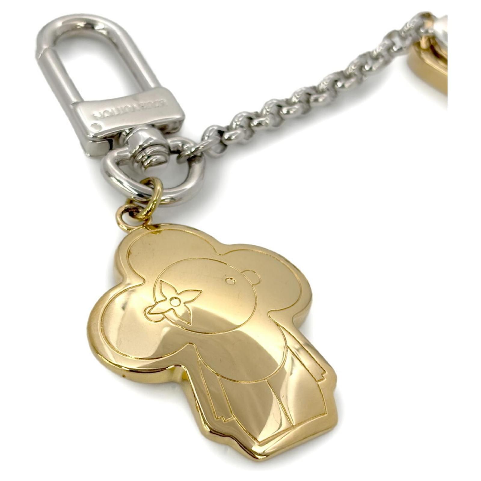 Louis Vuitton Vivienne BFF Best Friend Bag Charm Chain Silvery