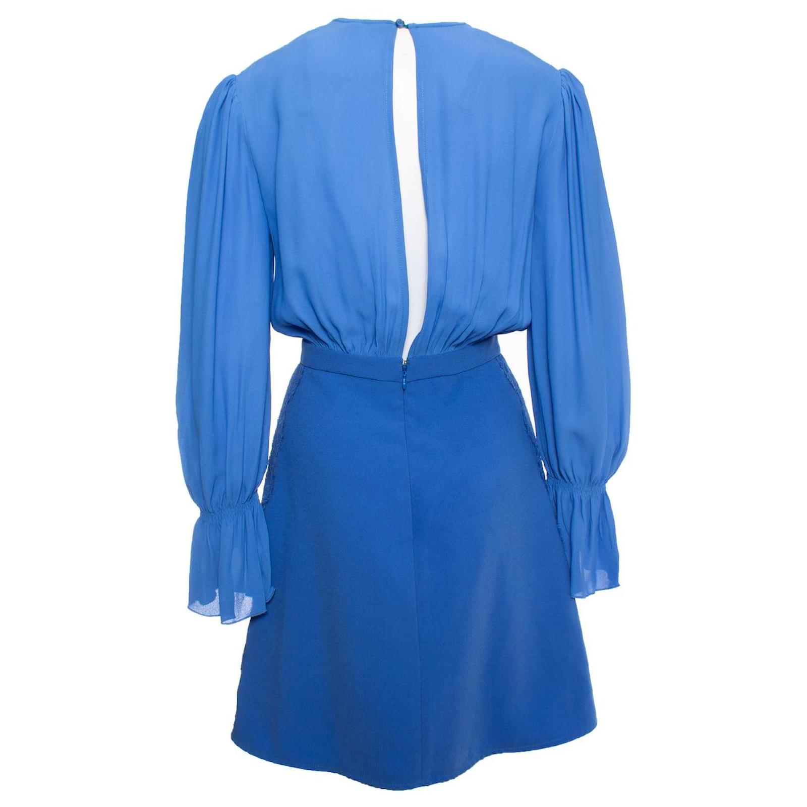 elisabetta franchi blue dress Elisabetta Franchi Midi Dress - Blue