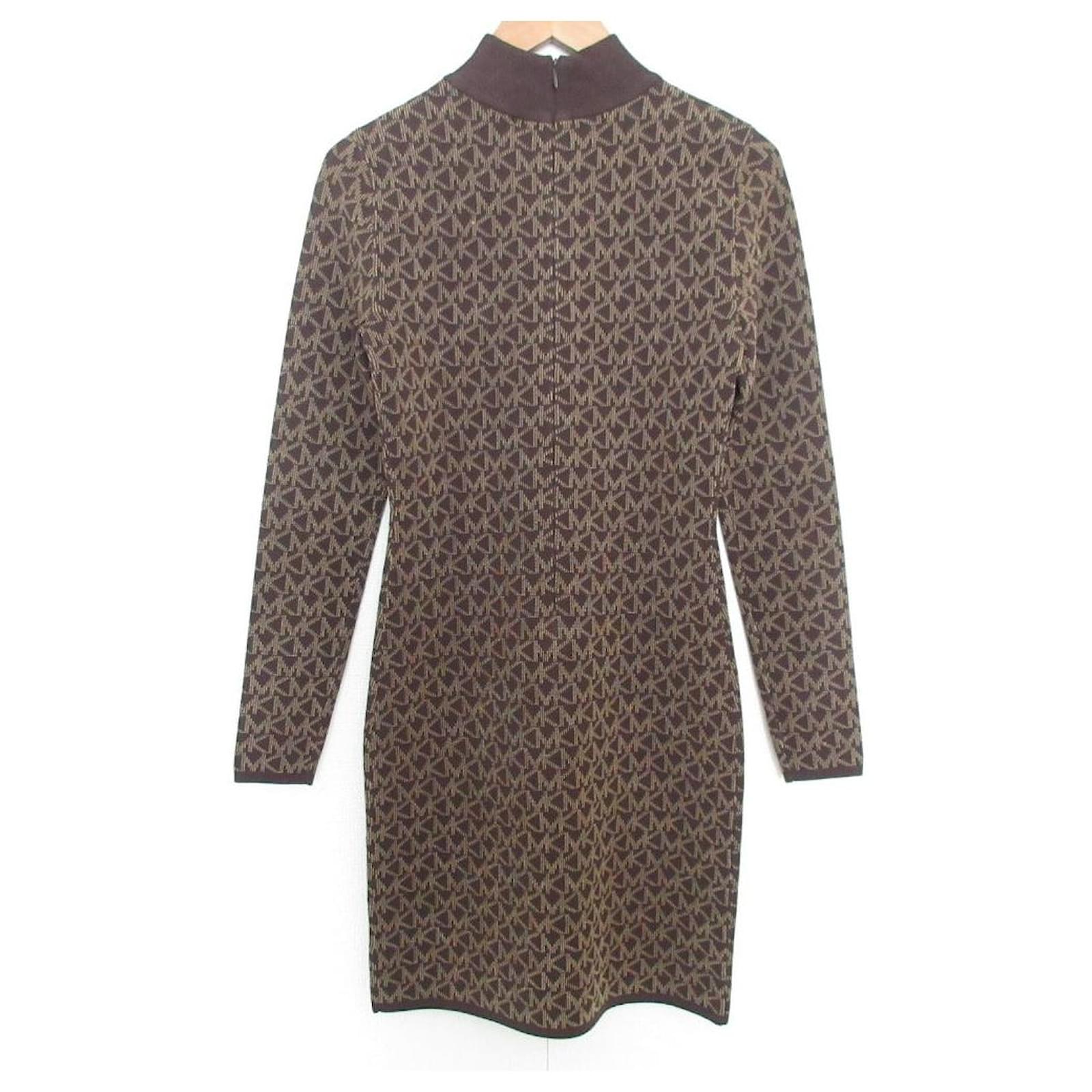 michael kors brown dress Michael Michael Kors