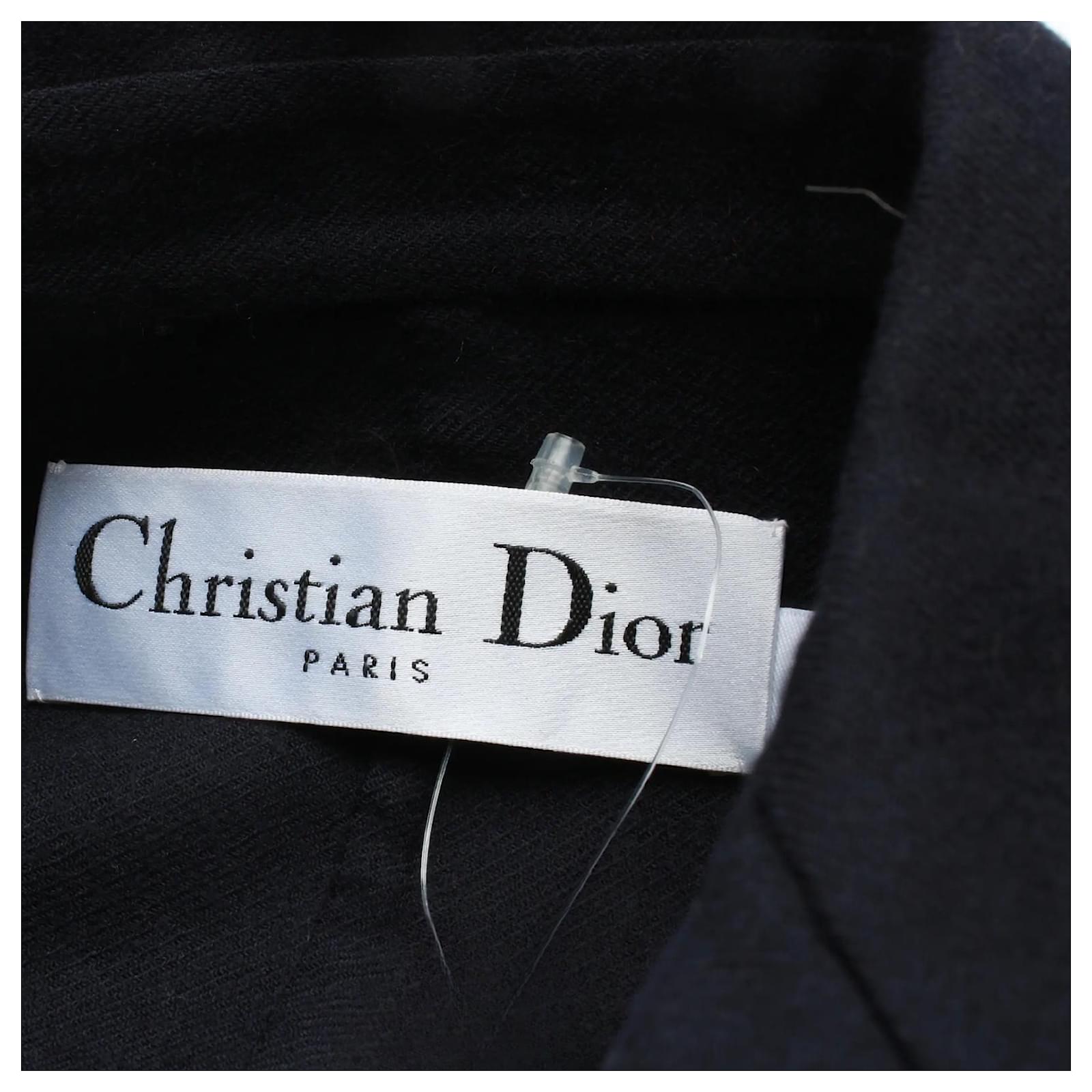 Dior Coats, Outerwear Black Wool ref.JC2618435 (Sold) - Joli Closet