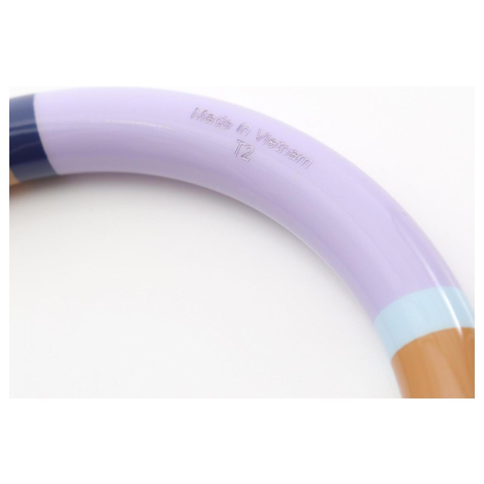 Hermes Hermès H-equipe PM Bangle Purple Wood Varnish ref.2625710