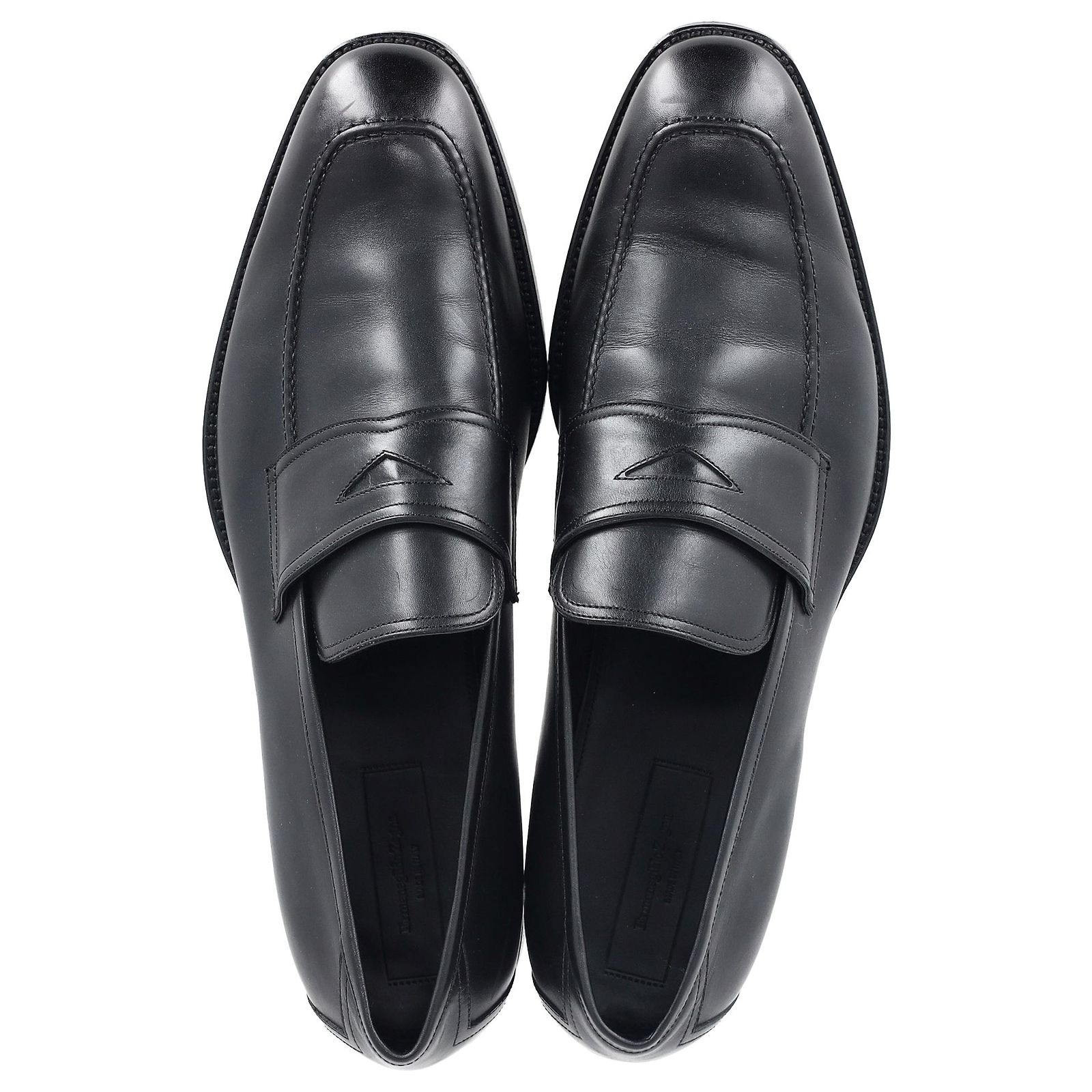 Ermenegildo Zegna Penny Loafers in Black Leather ref.2627062 