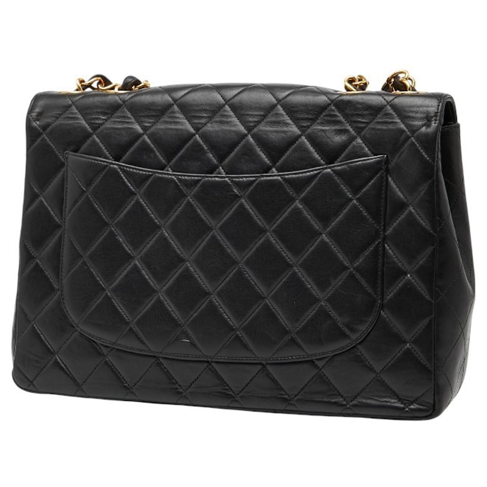 【超希少】CHANEL DECA MATRASSE 30 Lamskin BLK 超希少】CHANEL DECA MATRASSE 30 Lamskin BLK