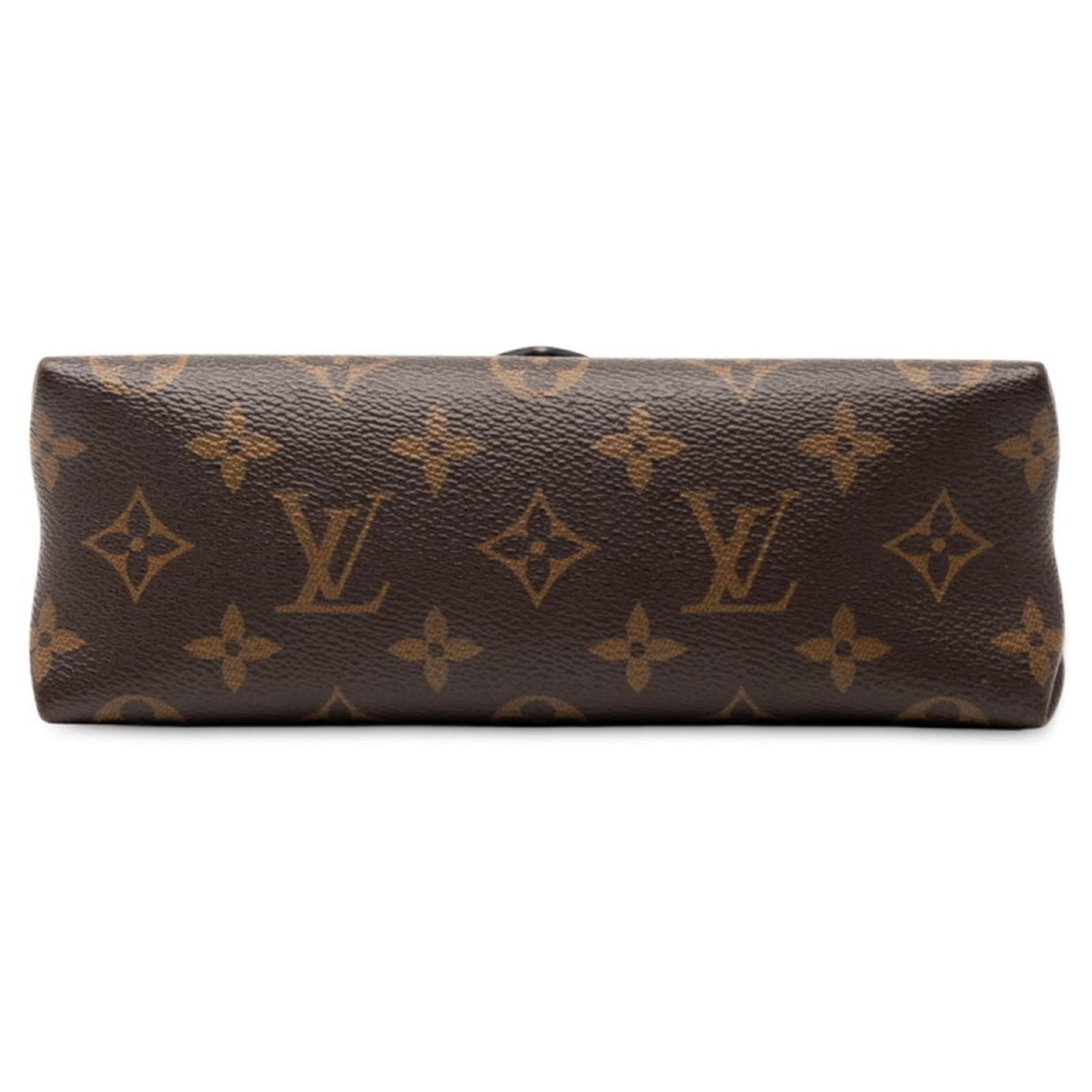 Louis Vuitton Monogram Rocky BB Handbag Brown Leather Plastic ref