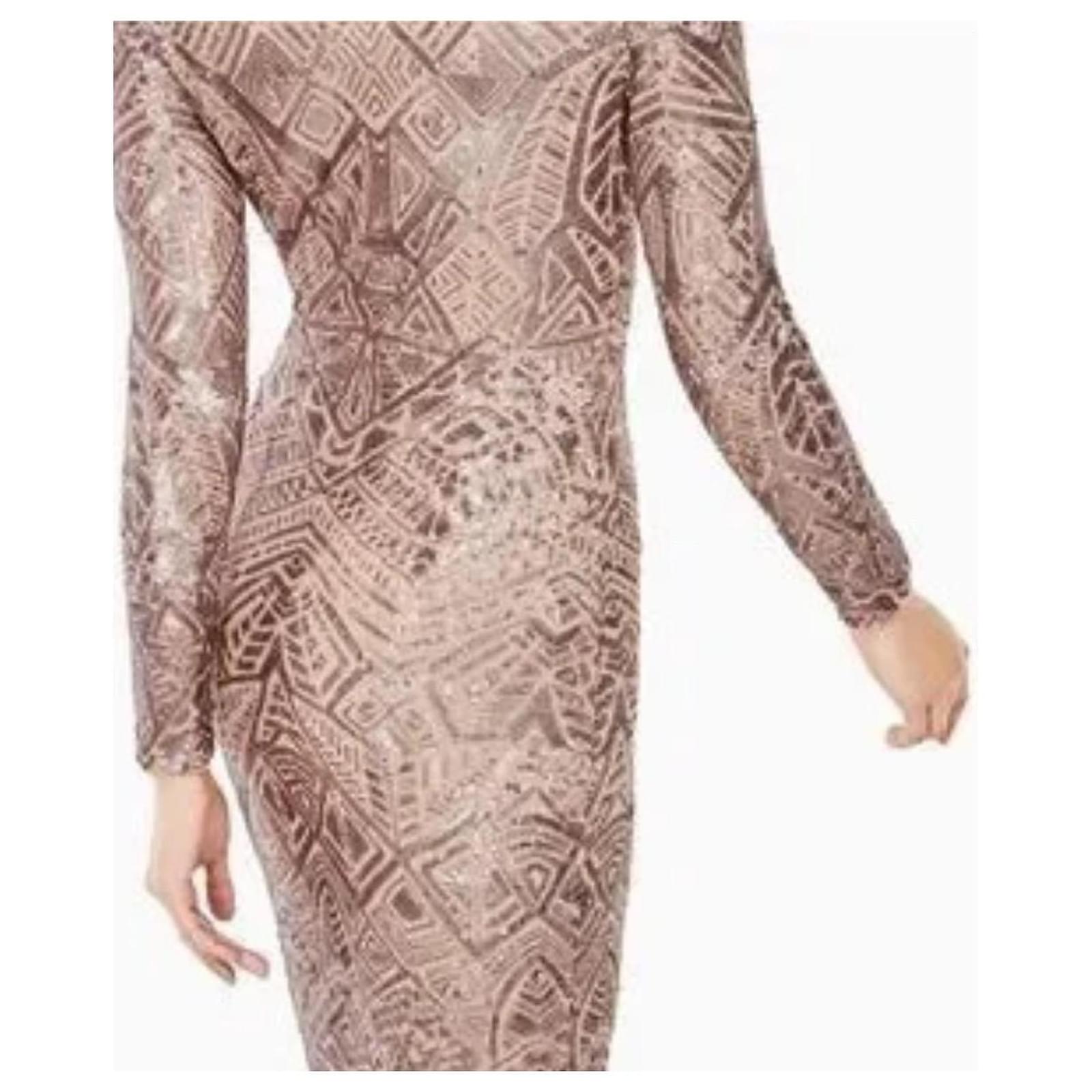 green emerald velvet dress High Life Rose Gold Sequin Square Neck Split Front Maxi Dress  Club L  London