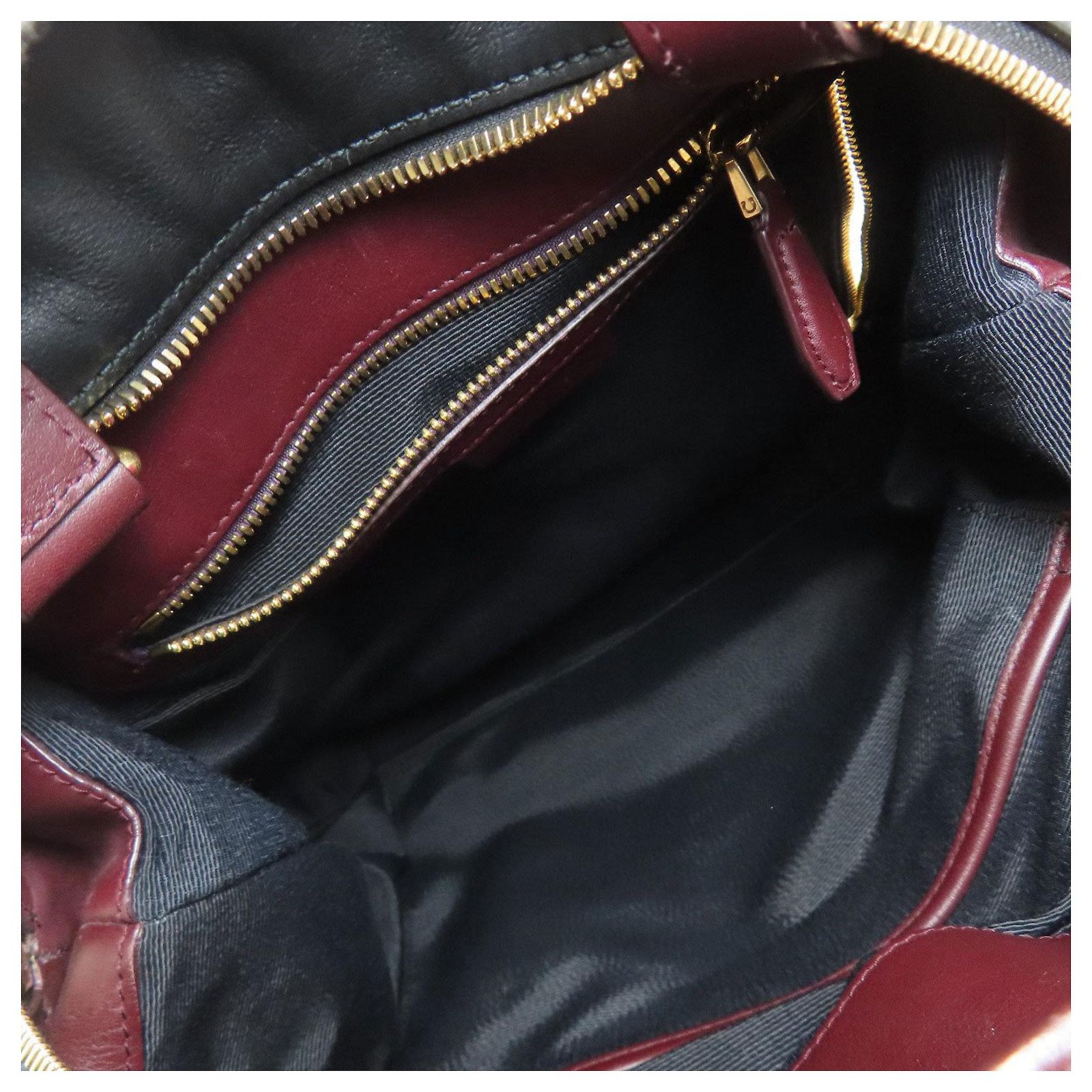 Salvatore Ferragamo Logo Leather Backpack Black ref.2633161 