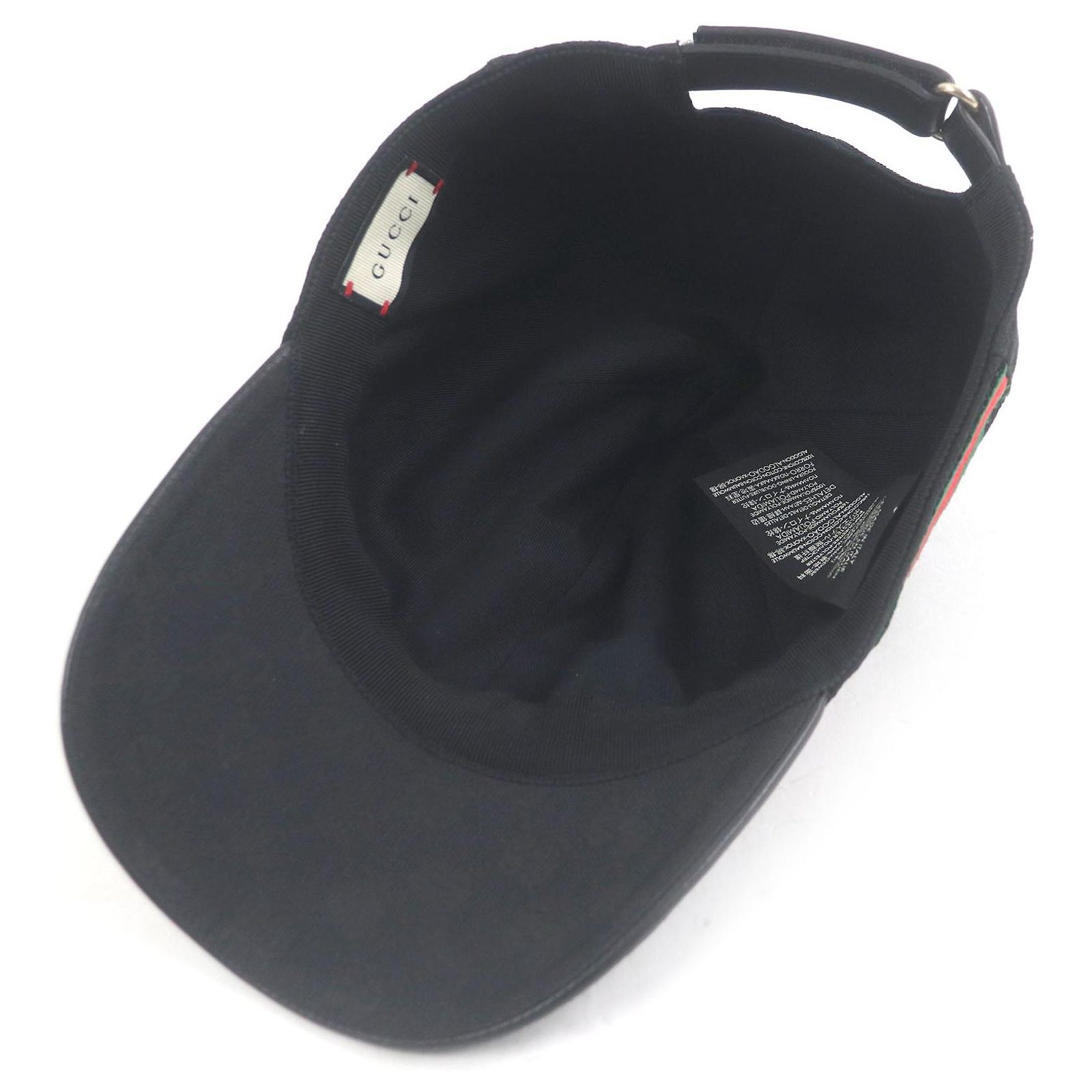 GUCCI GG Canvas Hunting Cap Hat S Black Auth yk16802V GUCCI GG Canvas Hunting Cap Hat S Black Auth yk16802V main image 4