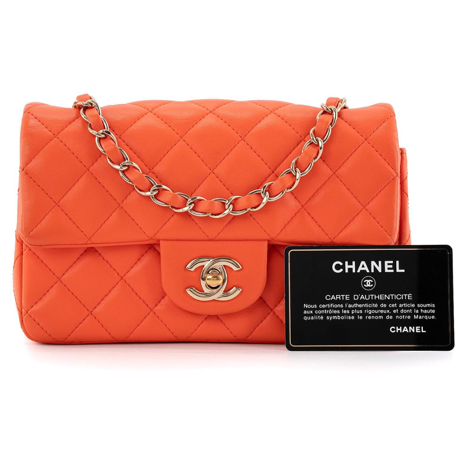 CHANEL - Classic/Timeless Mini Rectangle Shoulder Bag in Smooth