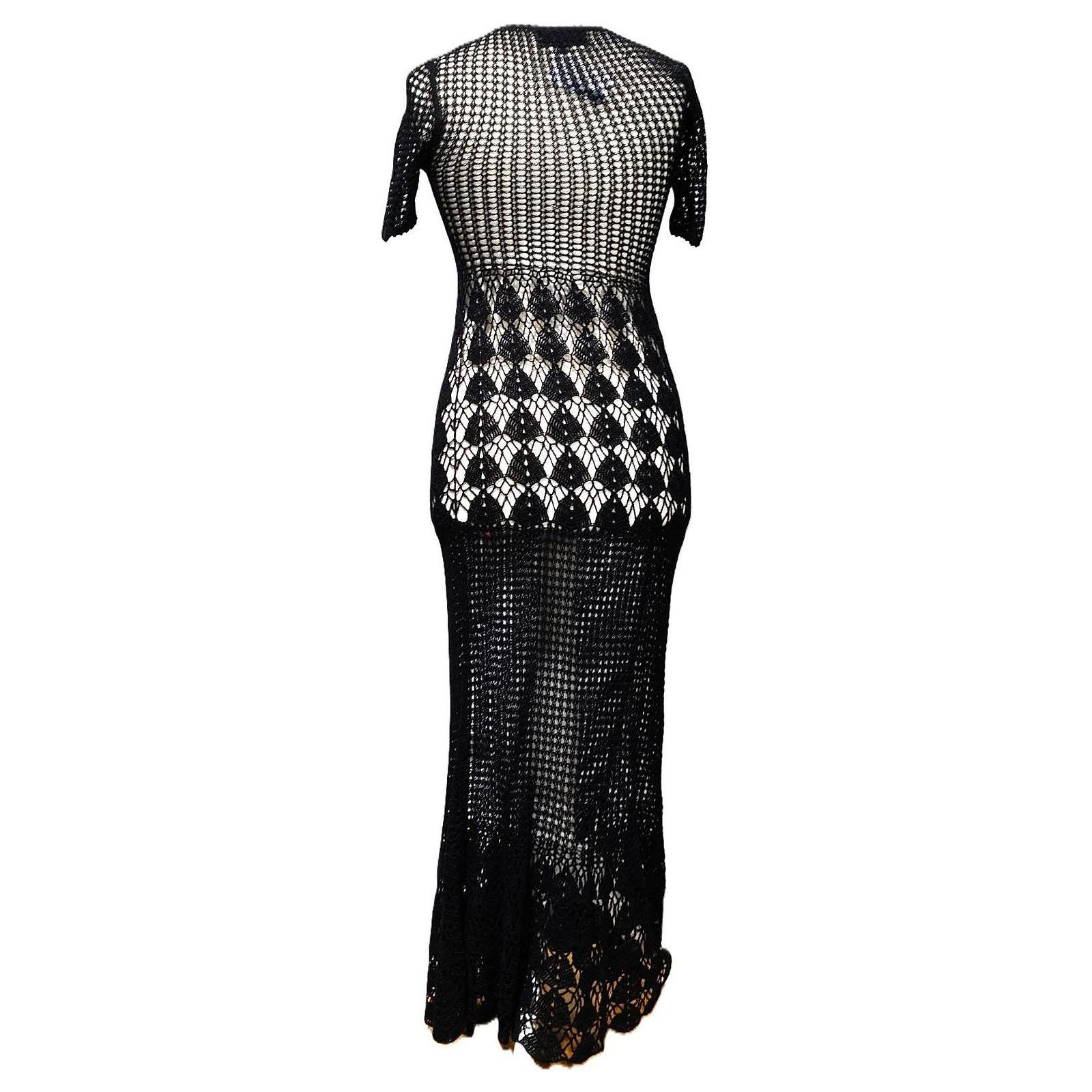 nili knit dress Lotan Yoko Long Cotton Black ref.2643149 _okendo:syndication_key:CL132339002
