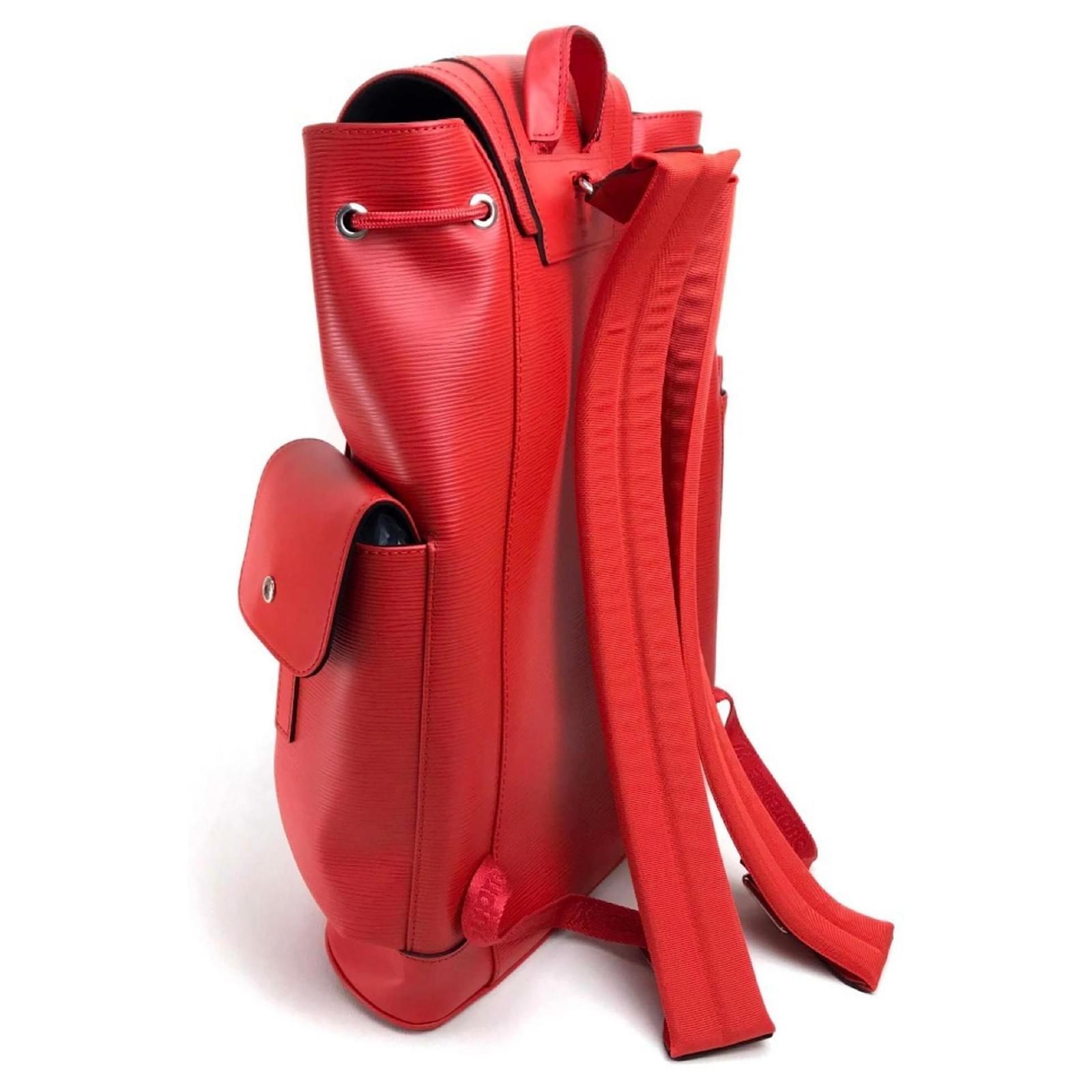 louis vuitton christopher backpack pm red | Supreme Epi it’s the contemporary way to carry everyday essentials Louis Vuitton Christopher PM Backpack,