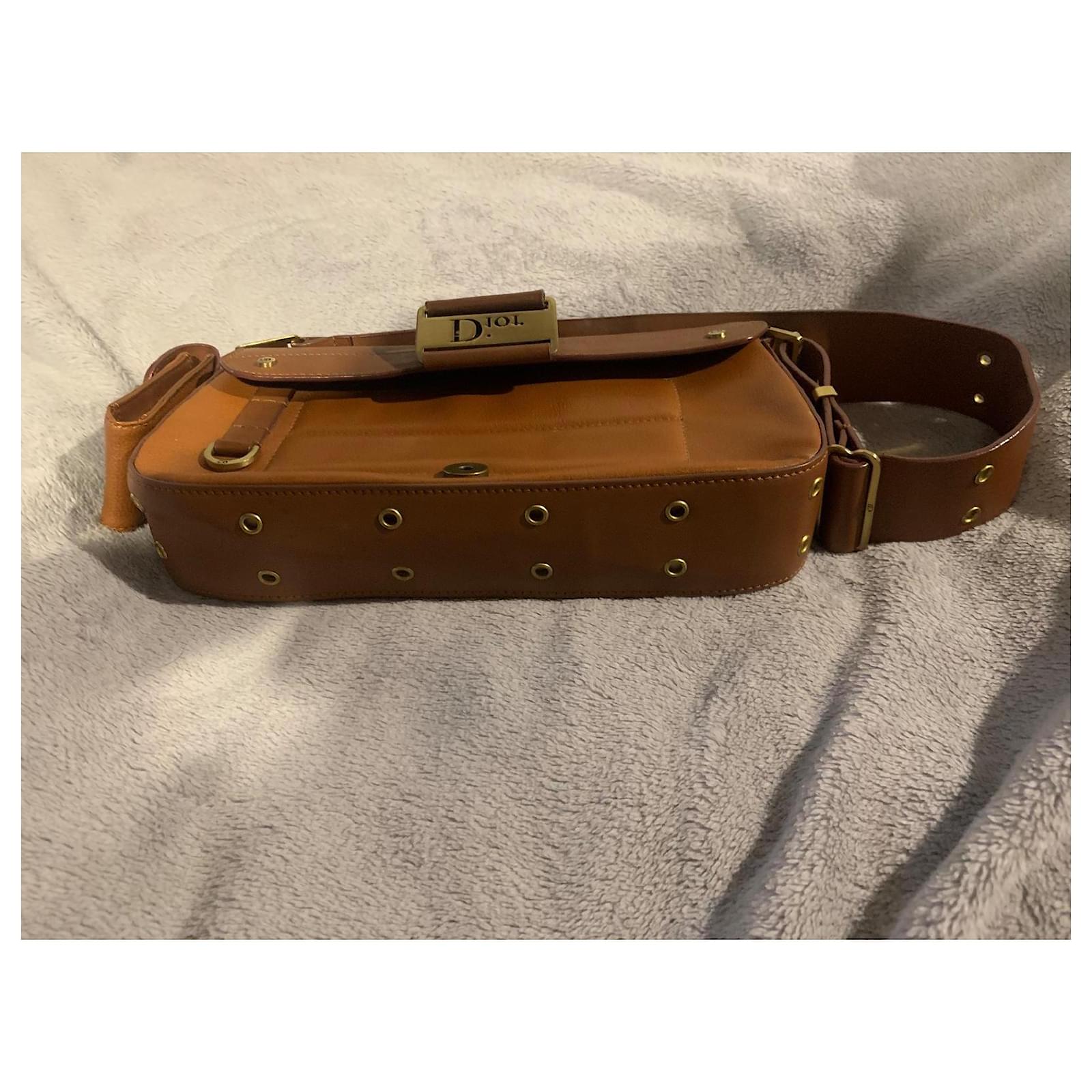 Christian Dior Street Chic Columbus Avenue shoulder bag Camel