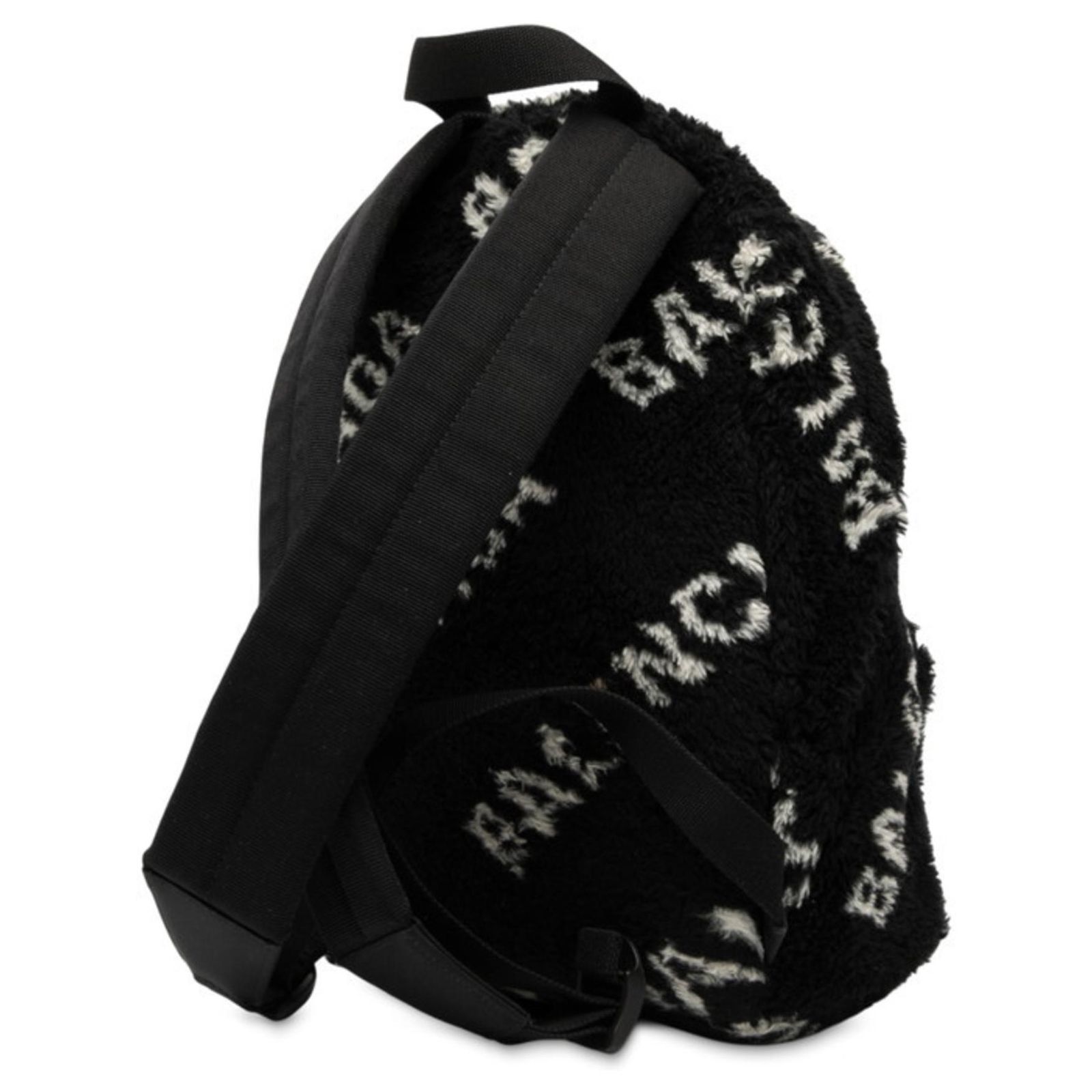 Balenciaga Everyday Backpack 552379 Black White Leather Faux  display picture 2