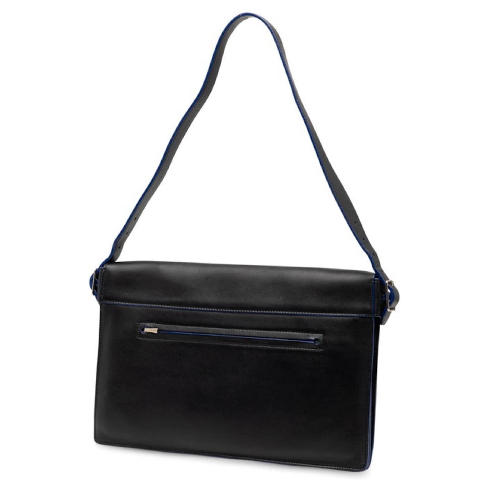 Céline Celine Diamond Shoulder Bag Multiple colors Navy blue Suede