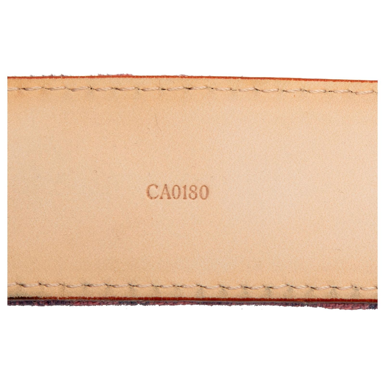 ? Louis Vuitton Pink Monogram Denim Belt Louis Vuitton Brown Monogram Cloth Belt Pink Milano  main image 4