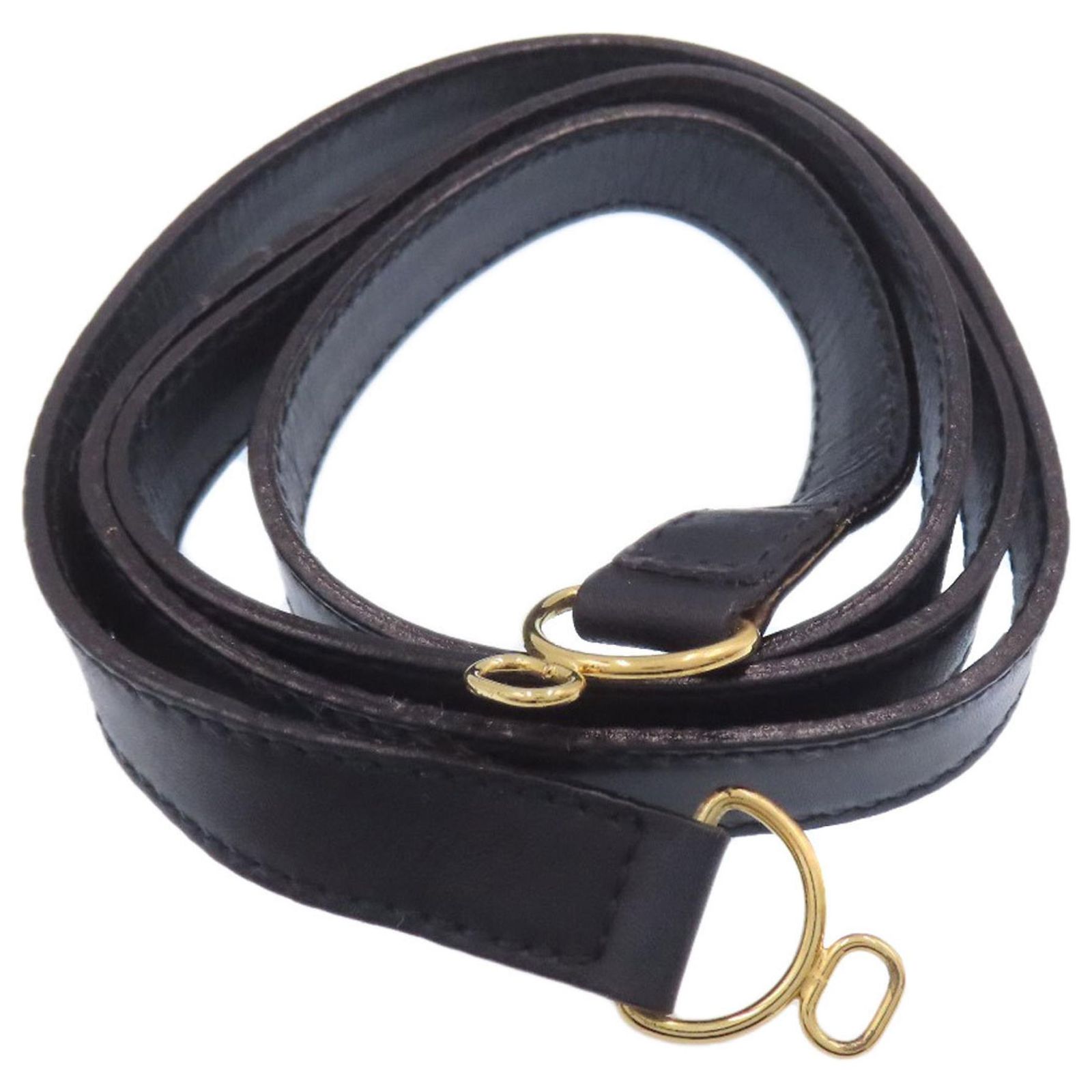 Salvatore Ferragamo Vara Ribbon 2-Way Leather Handbag Black ref 