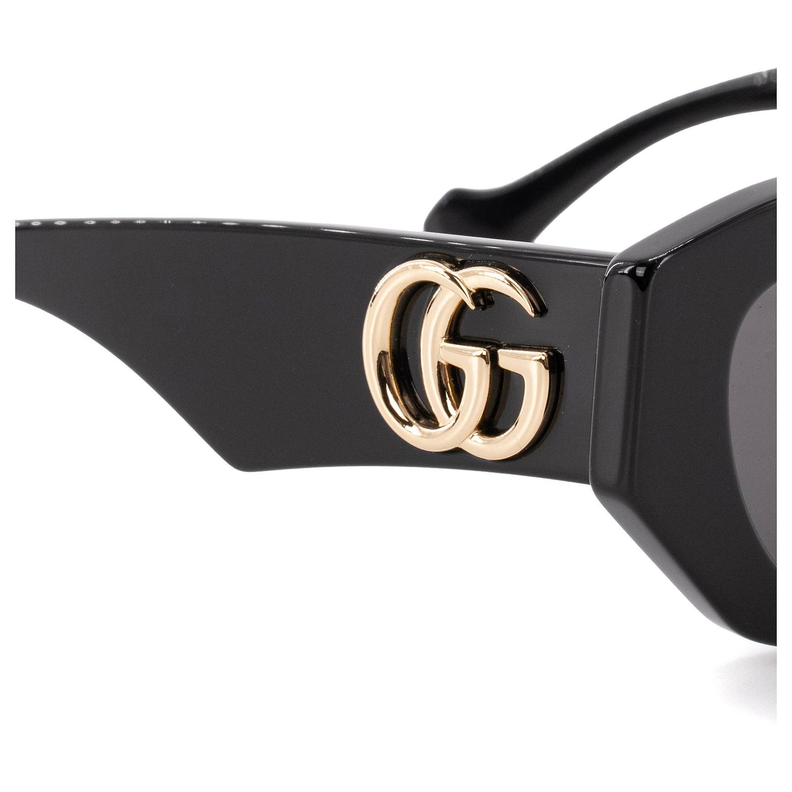 GUCCI Sunglasses plastic Black Auth hk3657 Sunglasses Gucci Black in Plastic - 67667368 main image 3