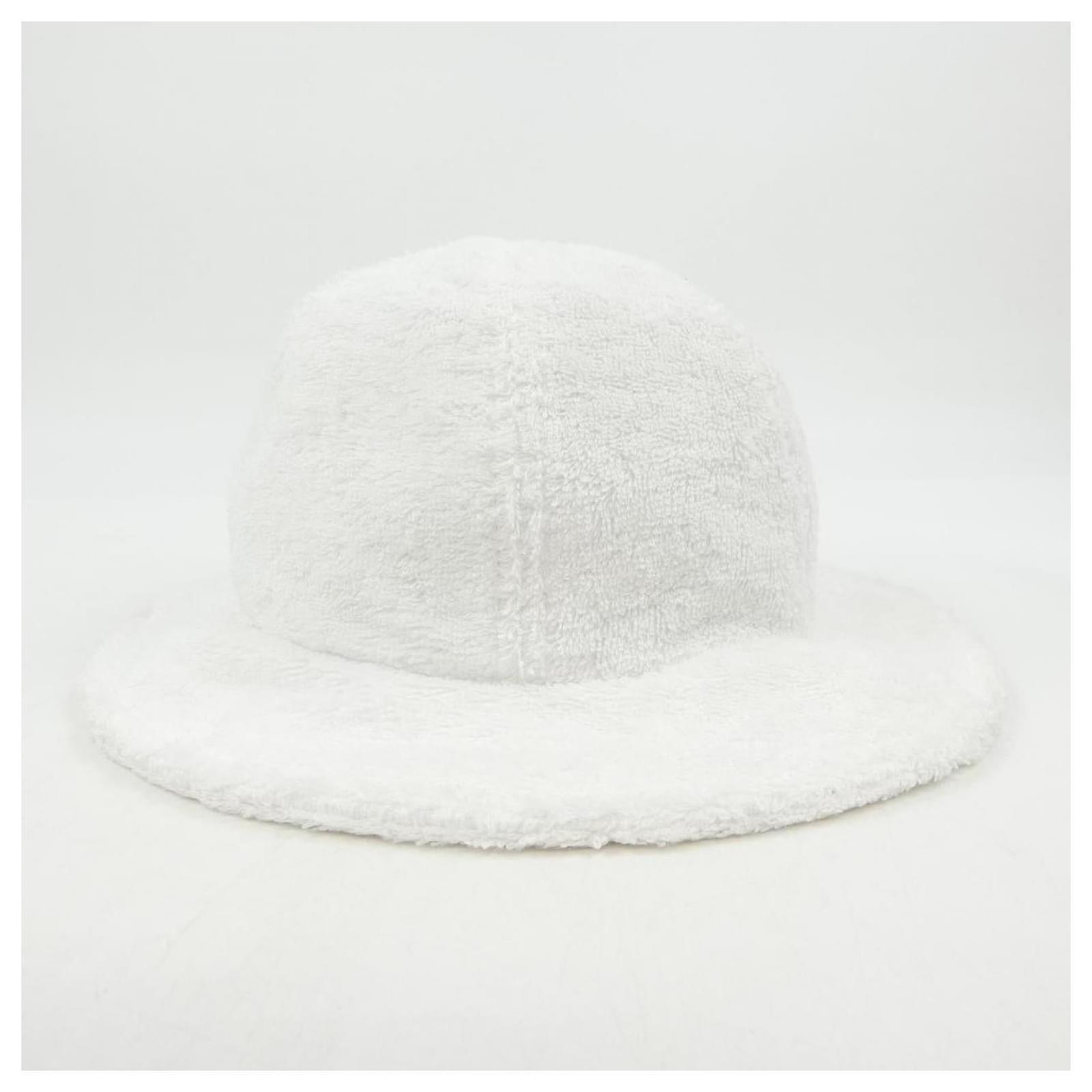 Chanel COCO BEACH Hat White Cotton ref.JC2692304 (Sold) - Joli Closet
