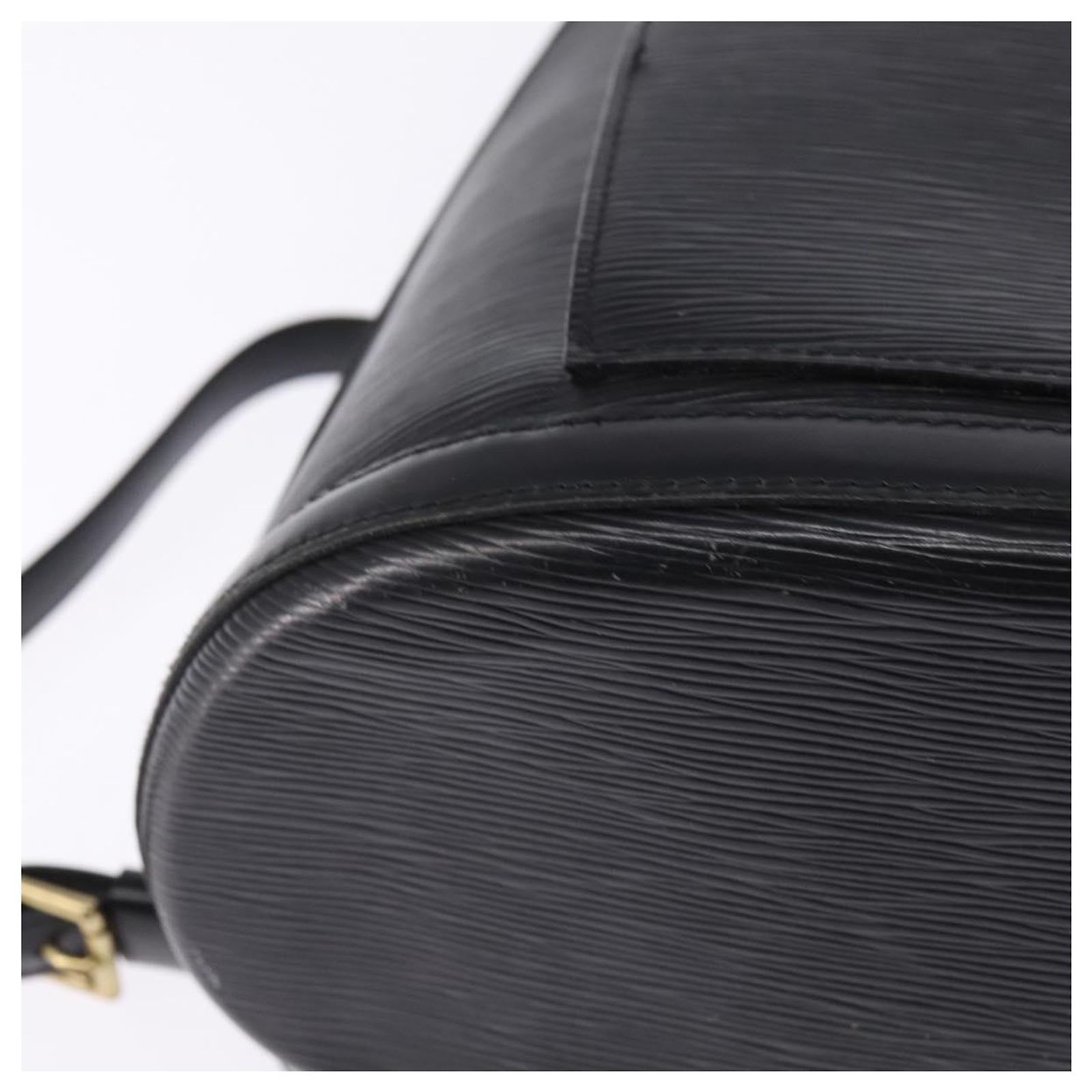 LOUIS VUITTON Epi Coblanc Shoulder Bag Black M52292 LV Auth  display picture 2