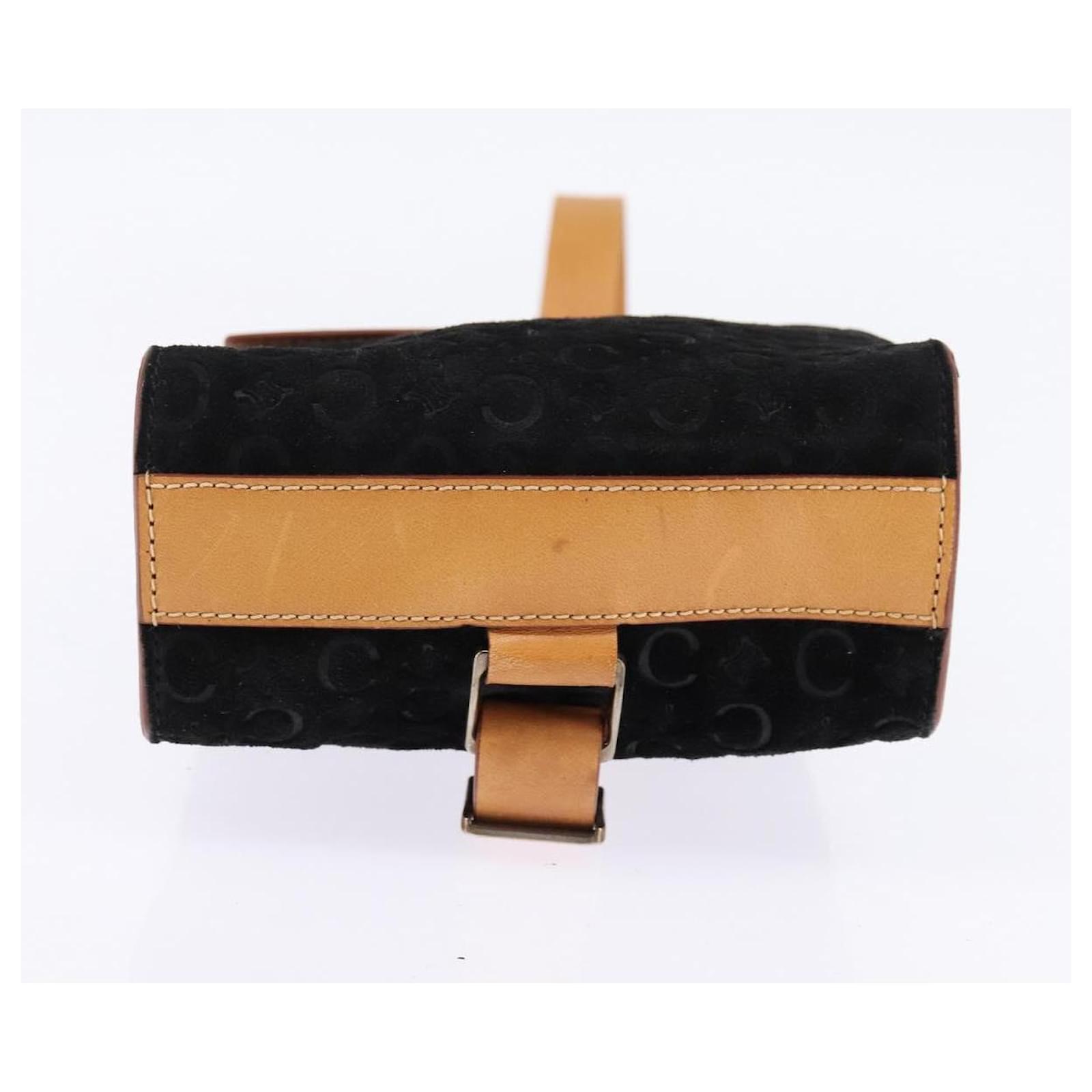 バッグ CELINE C MACADAM SUEDE SHOULDER BAG Céline CELINE C Macadam Canvas Shoulder Bag Suede Green Auth