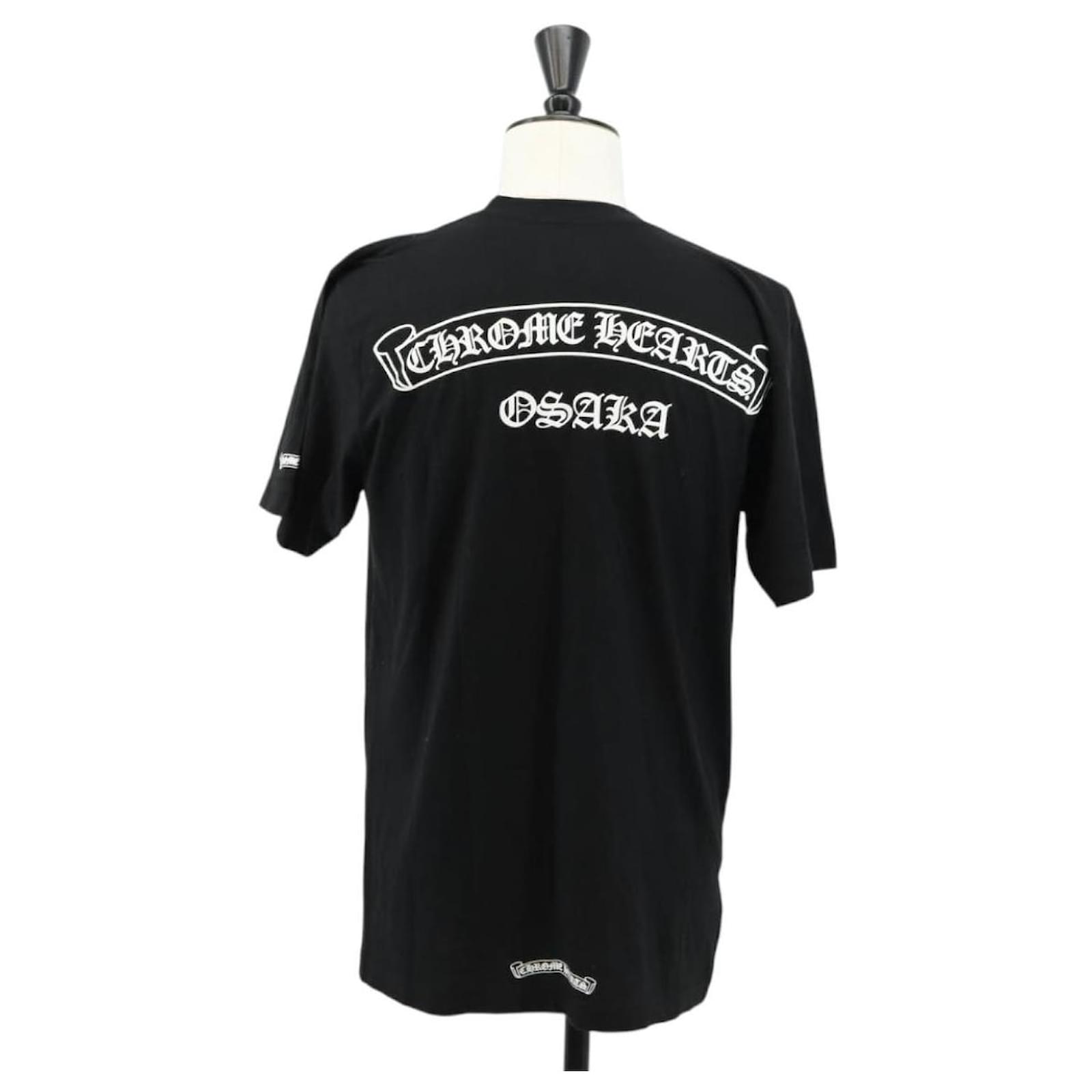 ⭐︎夏終わり間近限定セール⭐︎ CHROME HEARTS ブラック Tシャツ　S Chrome Hearts TShirt Cotton Black Auth 136573M ref.2696026 - Joli