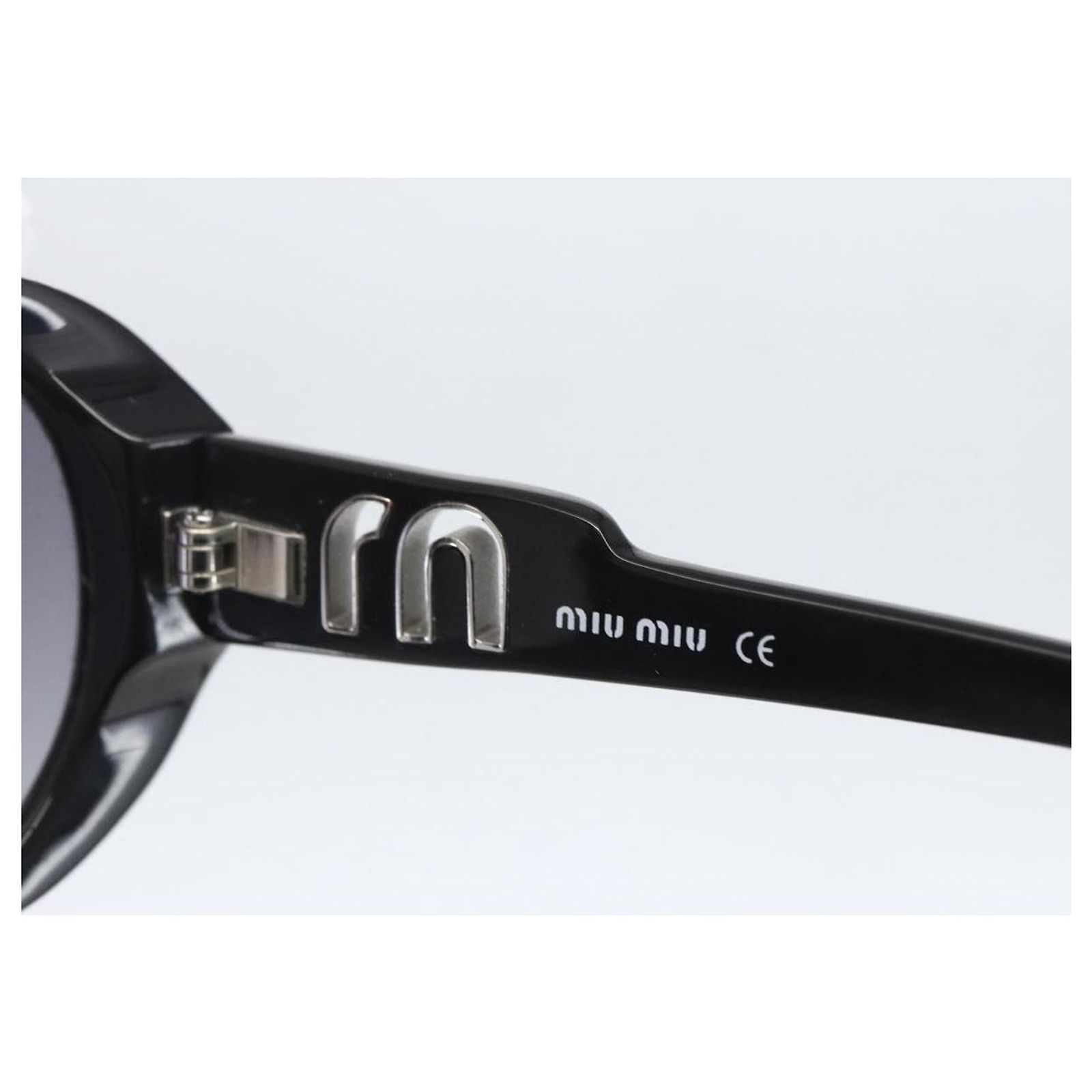Miu Miu Sunglasses Plastic Black Auth yk20072 Black Plastic Miu Miu Sunglasses for Women for sale | eBay main image 4