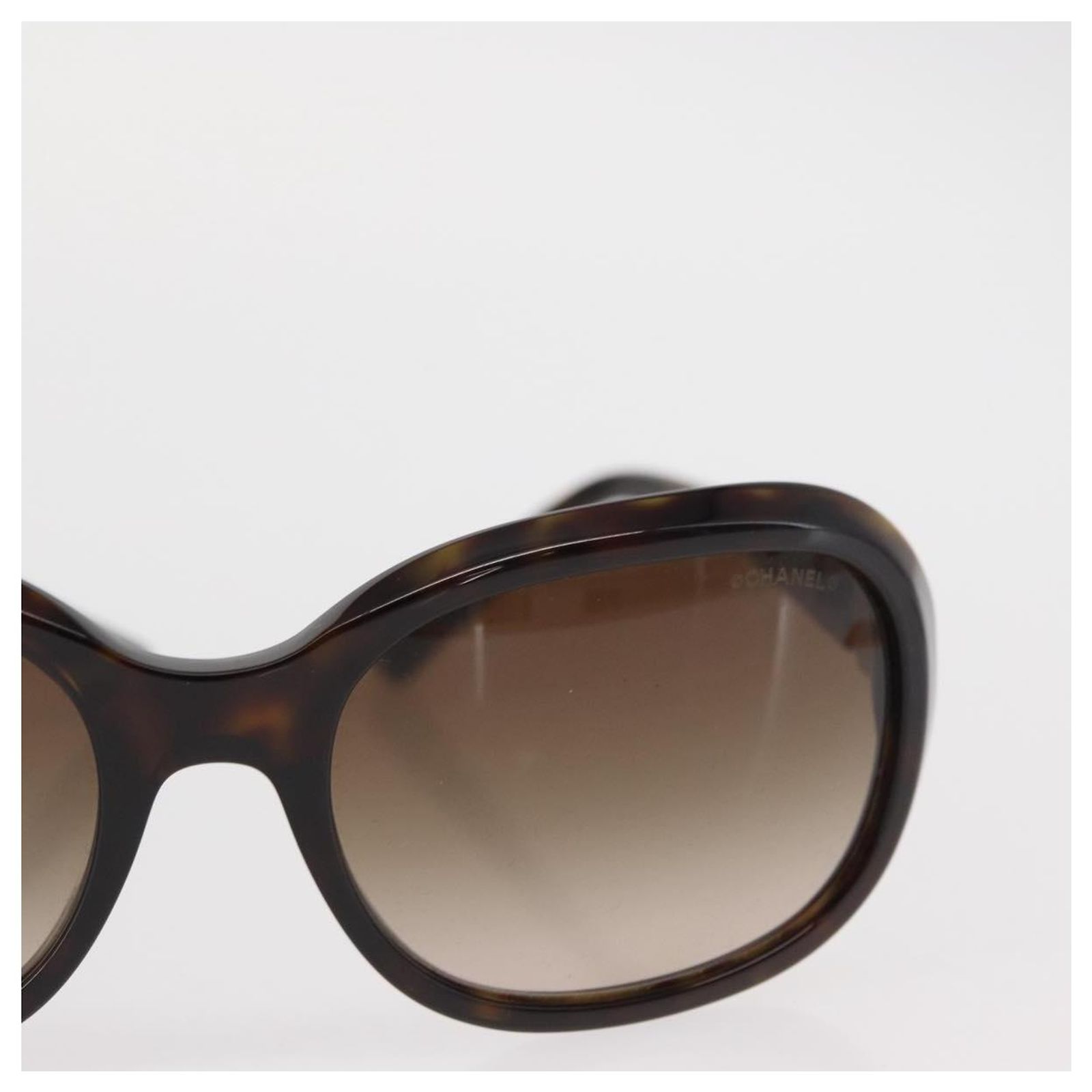 CHANEL Sunglasses plastic Brown CC Auth BA8712 ref.JC2698927  display picture 3