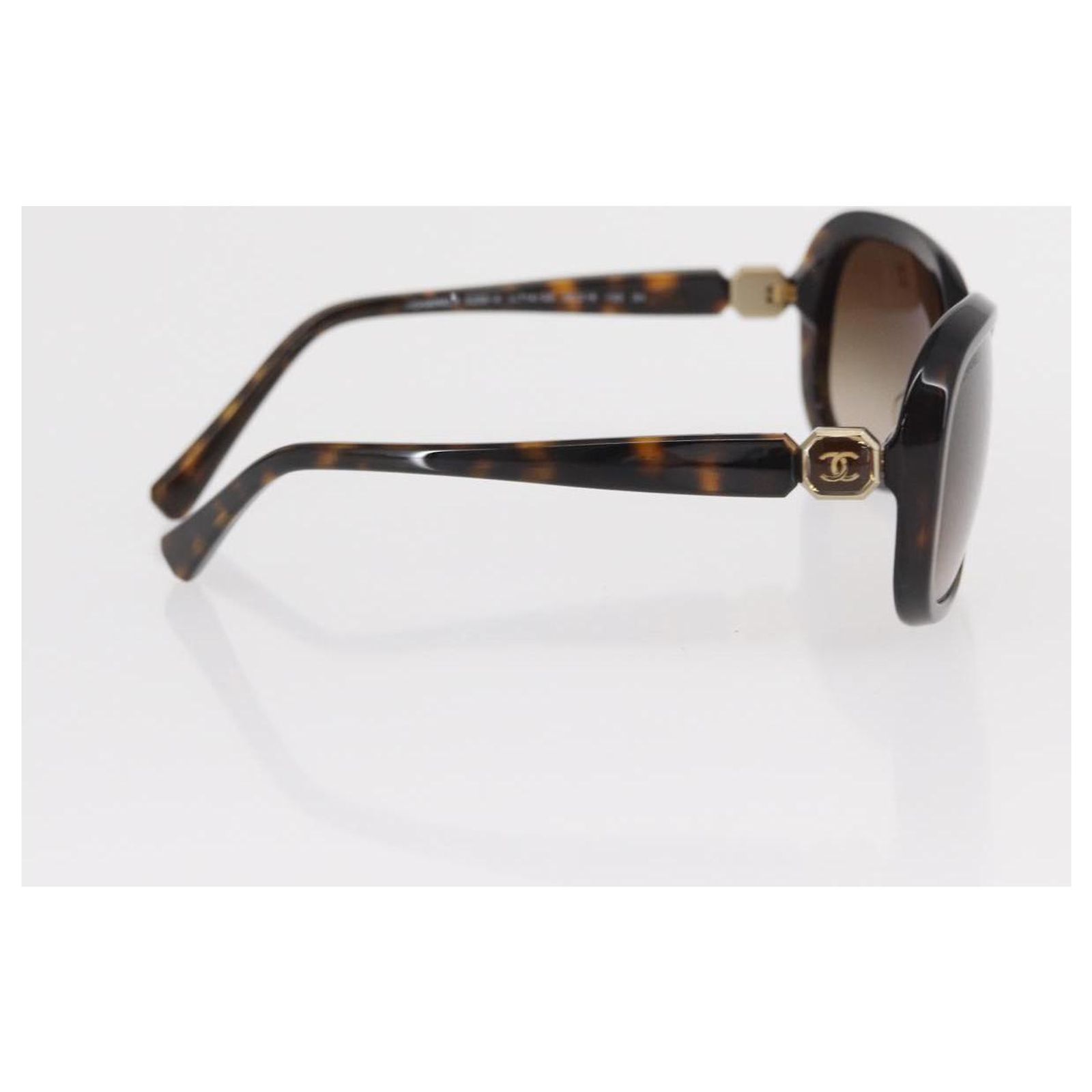 CHANEL Sunglasses plastic Brown CC Auth BA8712 ref.JC2698927  display picture 2
