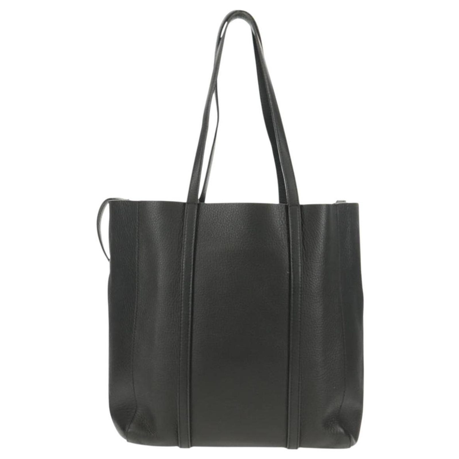 BALENCIAGA Everyday Tote XS Bag Leather 2way Gray Auth hk3191 