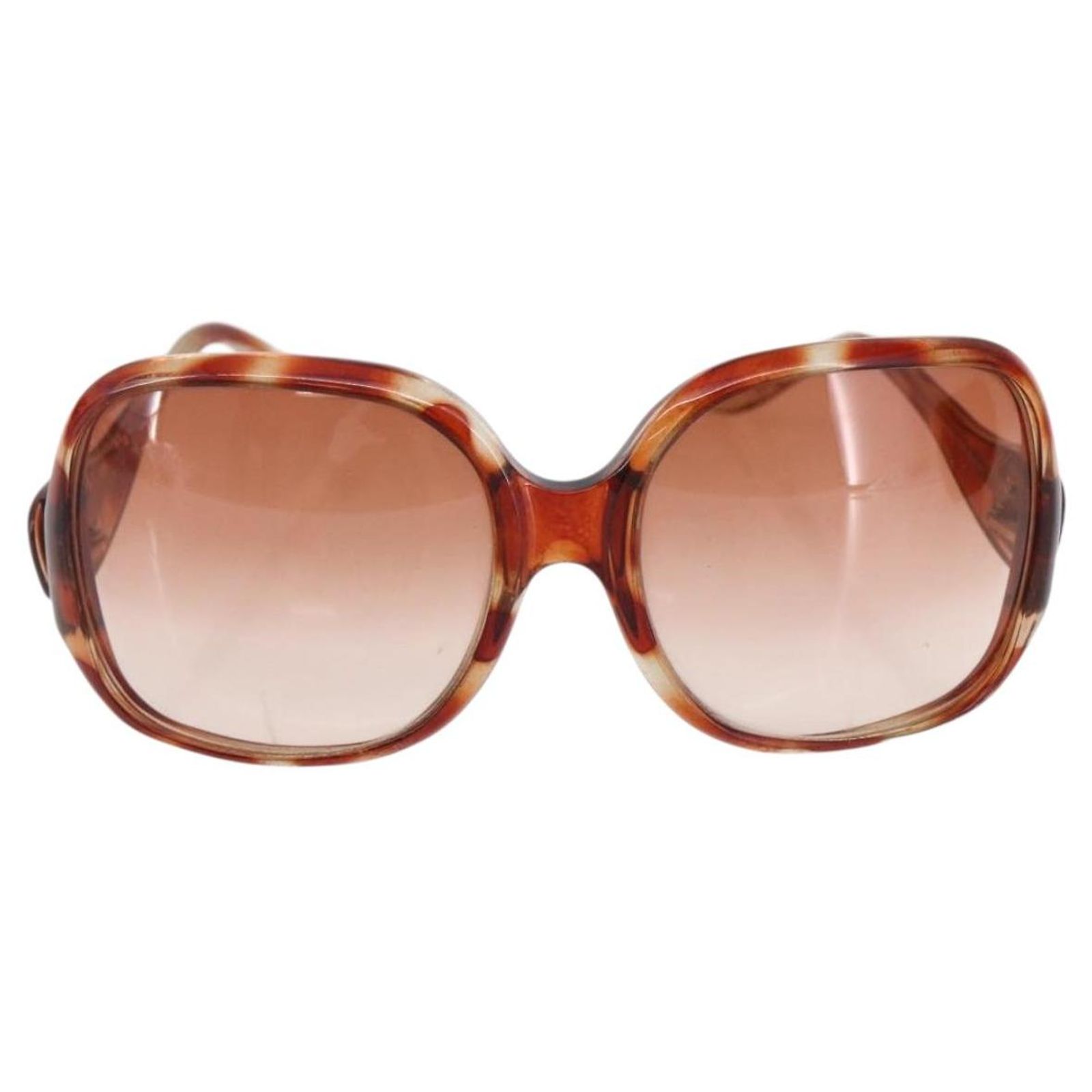 BALENCIAGA Sunglasses Plastic Brown Auth SW1680 ref.2700432 