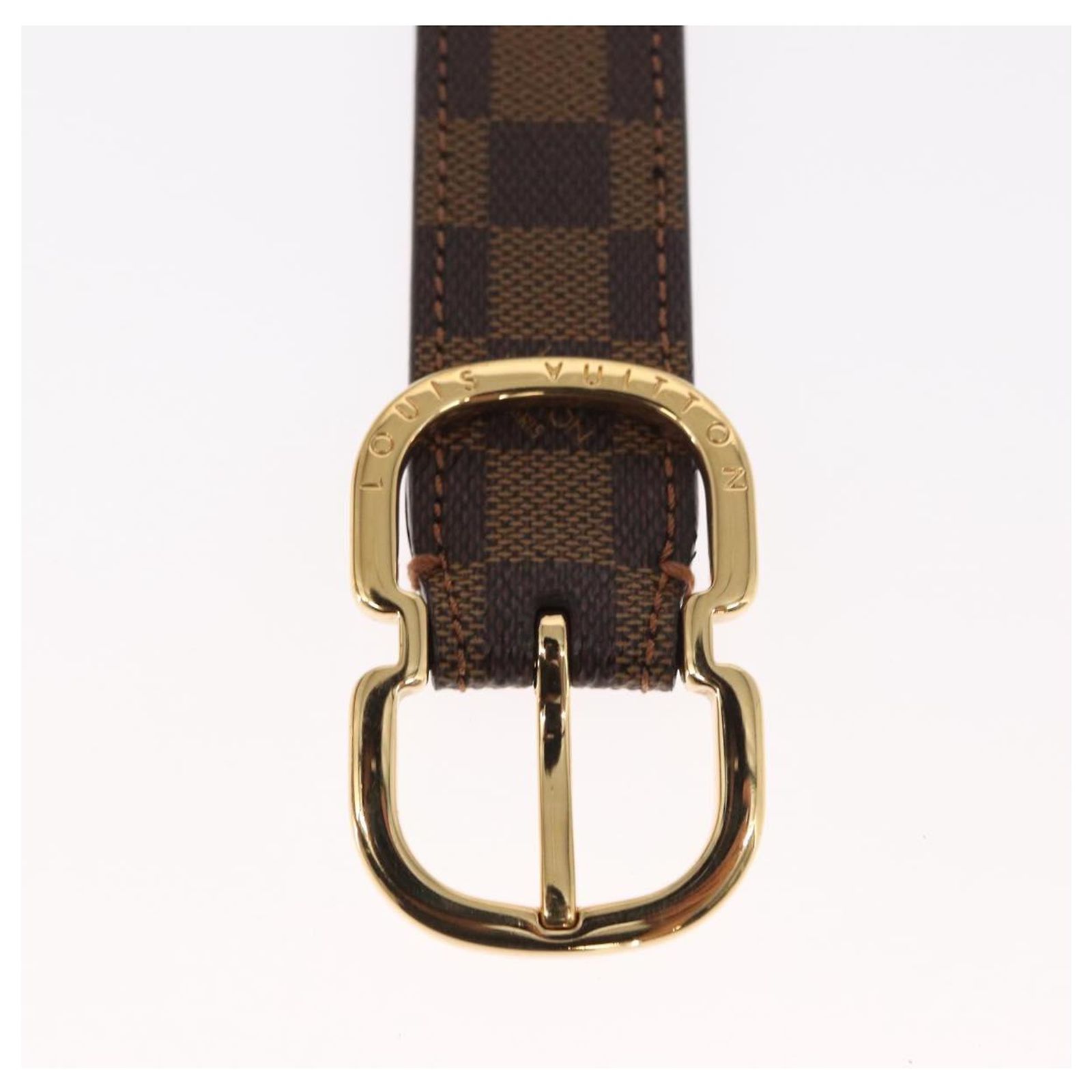 LOUIS VUITTON Ceinture Mini Damier Ebene M9744 LV Auth  display picture 1