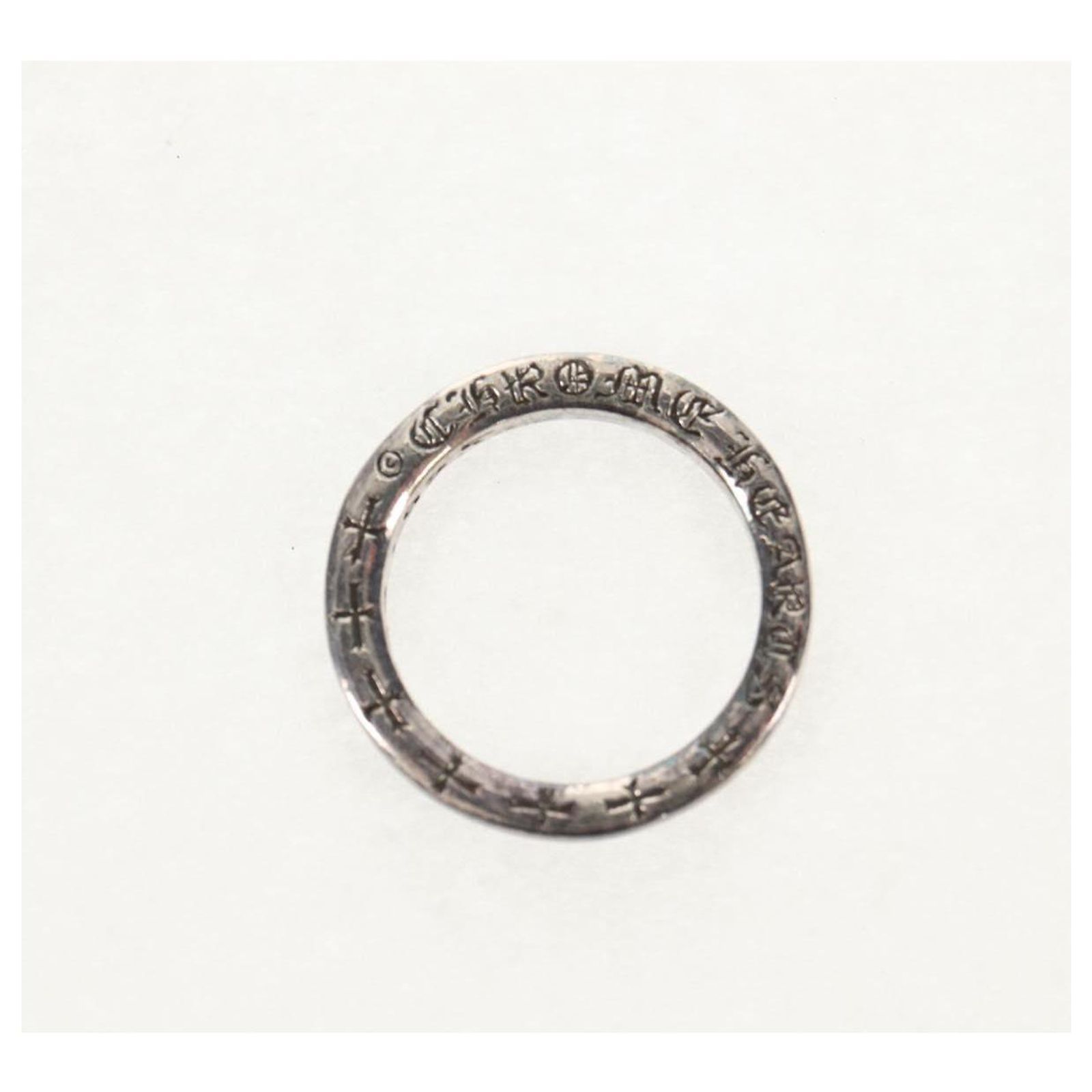 Chrome Hearts NTFL Ring Ag925 Silver Auth 140408M Silvery ref 