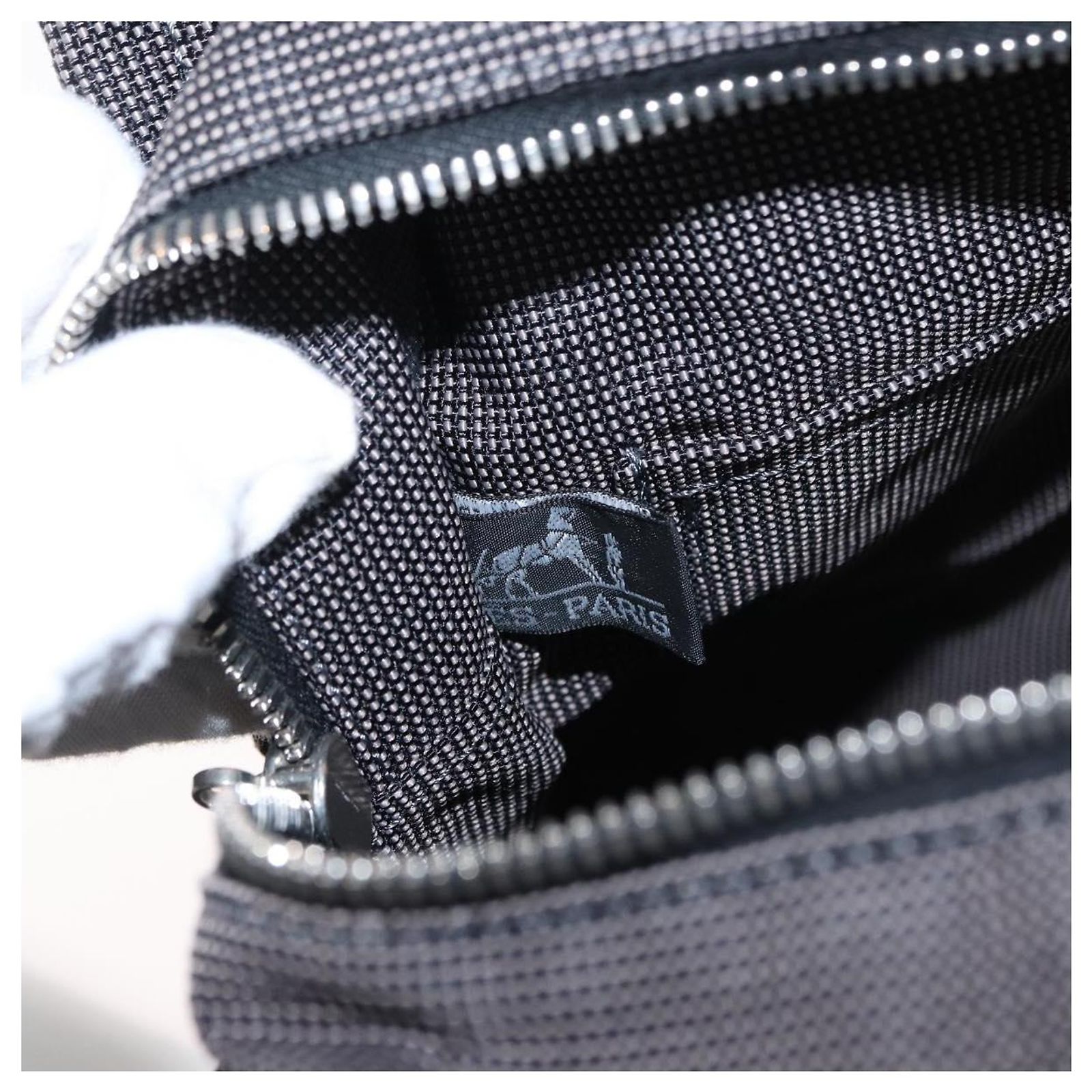 Hermès HERMES Her Line A Dos MM Backpack Canvas Gray Silver 
