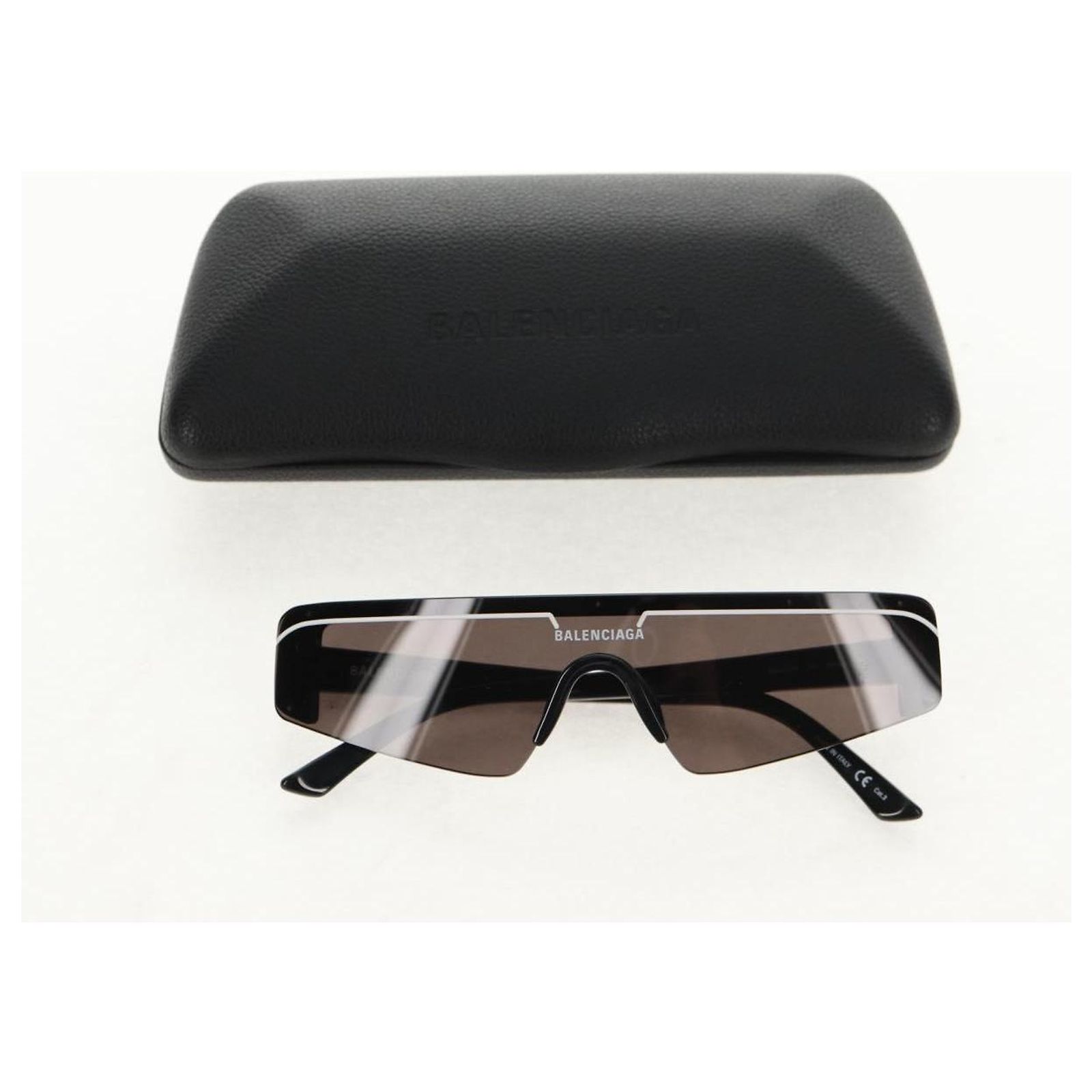 BALENCIAGA Sunglasses plastic Gold Auth am9066M BALENCIAGA DYNASTY 0096 White Gold 011 BB Logo Narrow Viral  main image 2