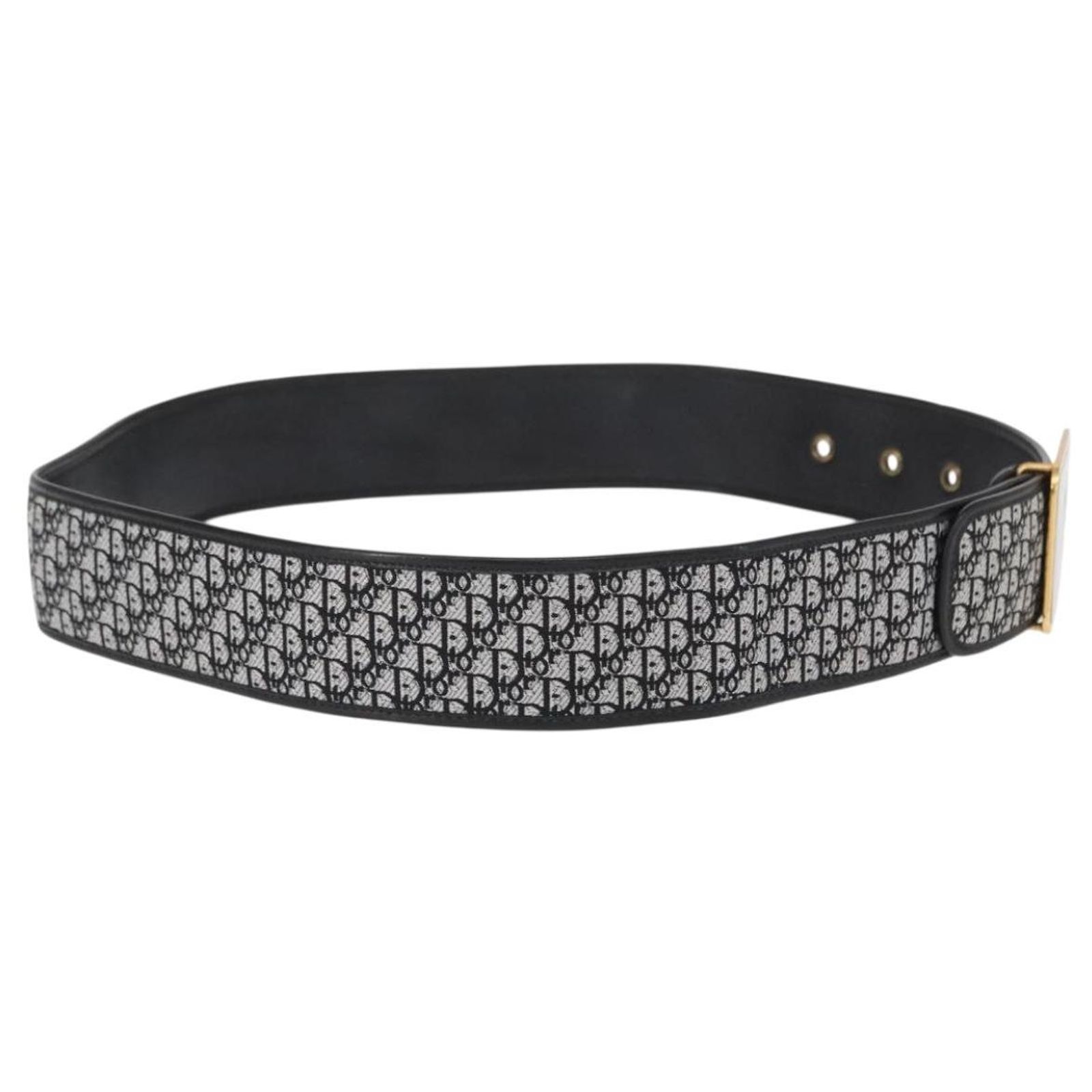 Christian Dior Trotter Canvas Belt 35.4\