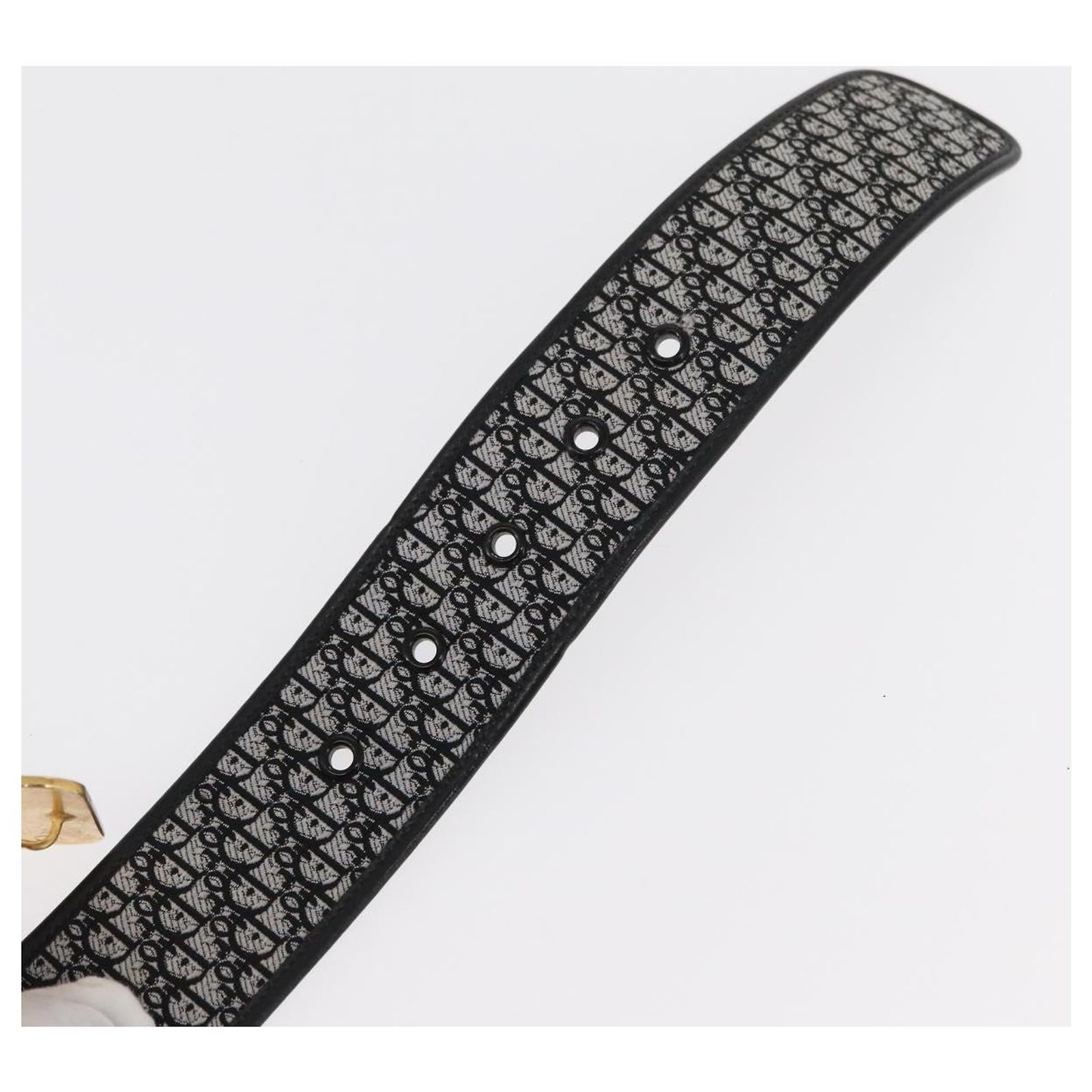 Christian Dior Trotter Canvas Belt 35.4\