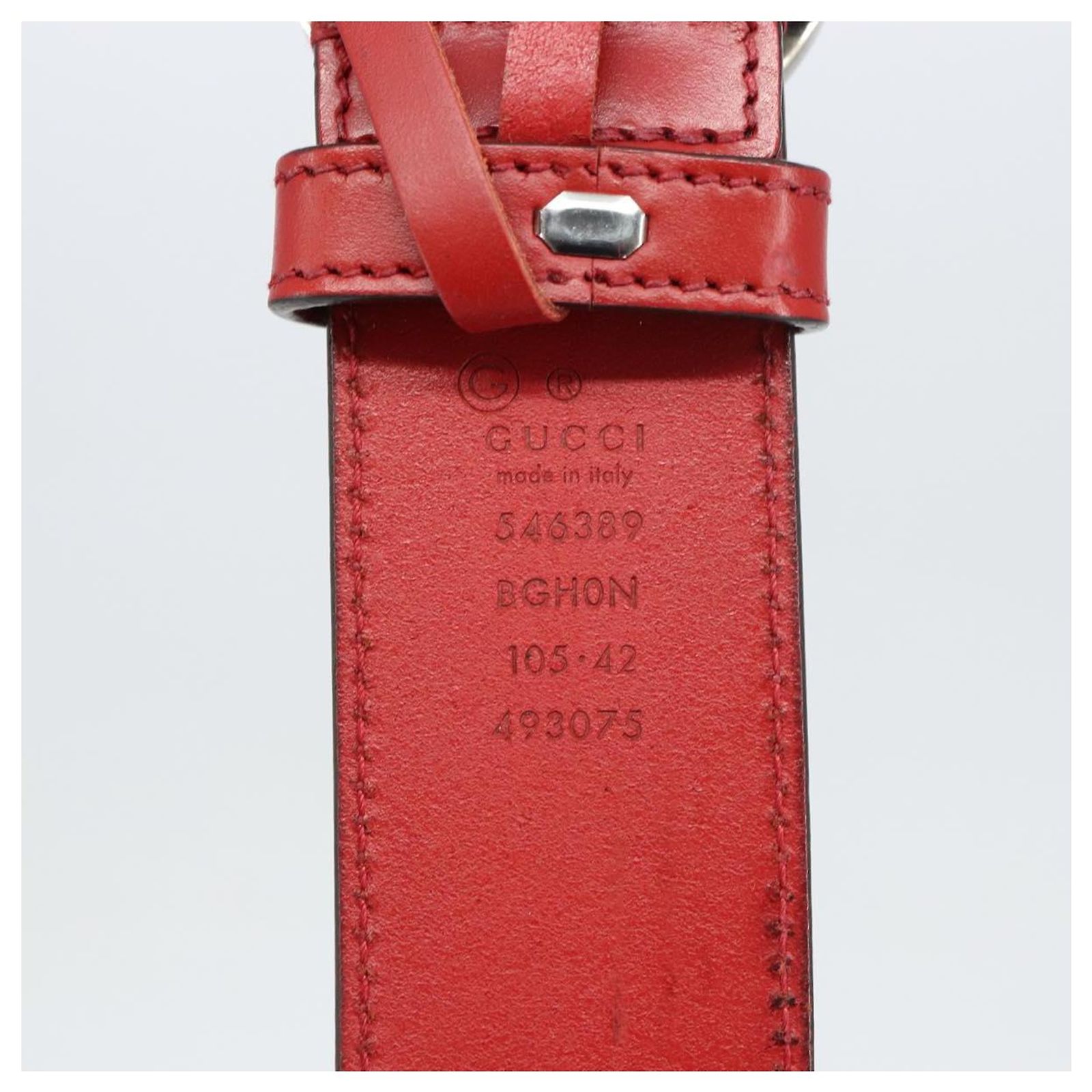 GUCCI Belt Leather 46.1 display picture 2