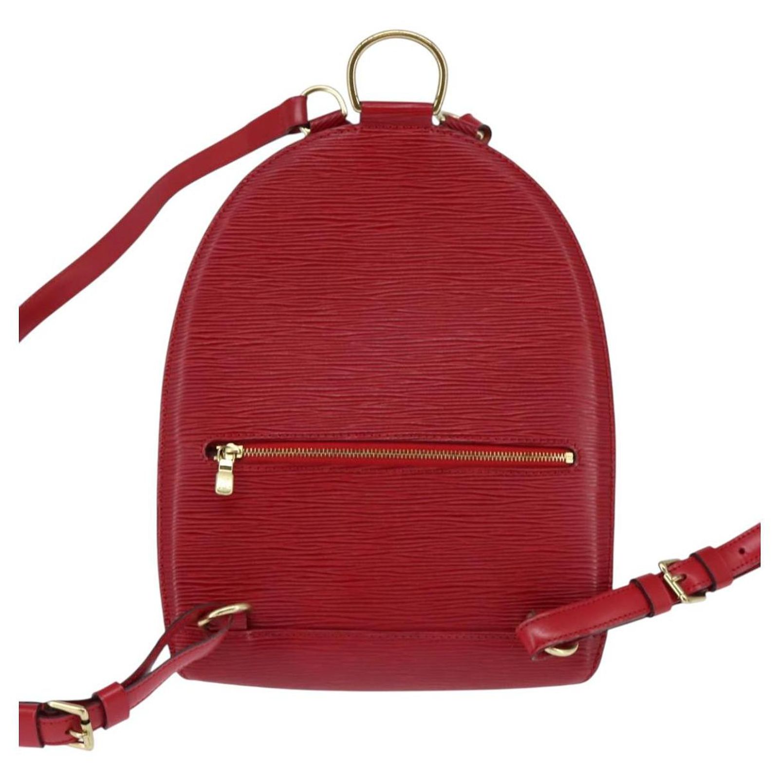 LOUIS VUITTON Epi Mabillon Backpack Castilian Red M52237 LV  display picture 1